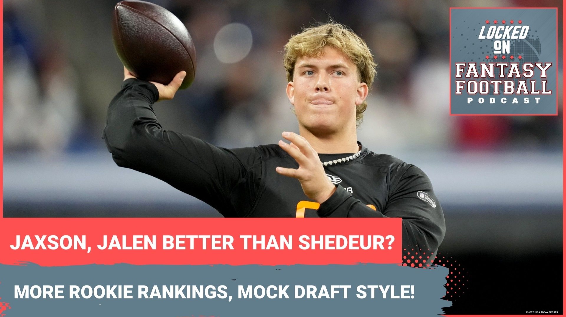 Jaxson Dart, Jalen Milroe BETTER THAN Shedeur Sanders? Fantasy football rookie rankings, mock draft style
