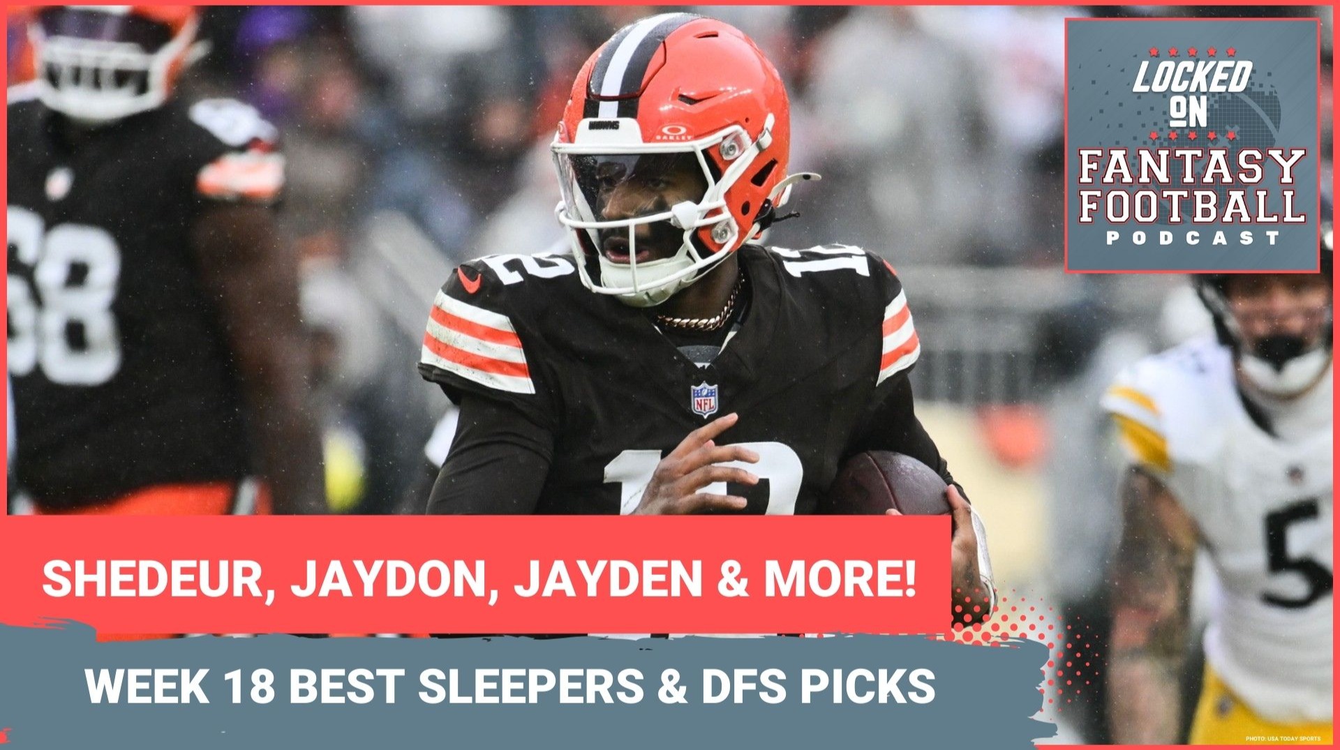 Shedeur Sanders, C.J. Stroud, Ray Davis, Jaydon Blue & MORE: BEST Week 18 fantasy SLEEPERS & DFS LINEUP PICKS