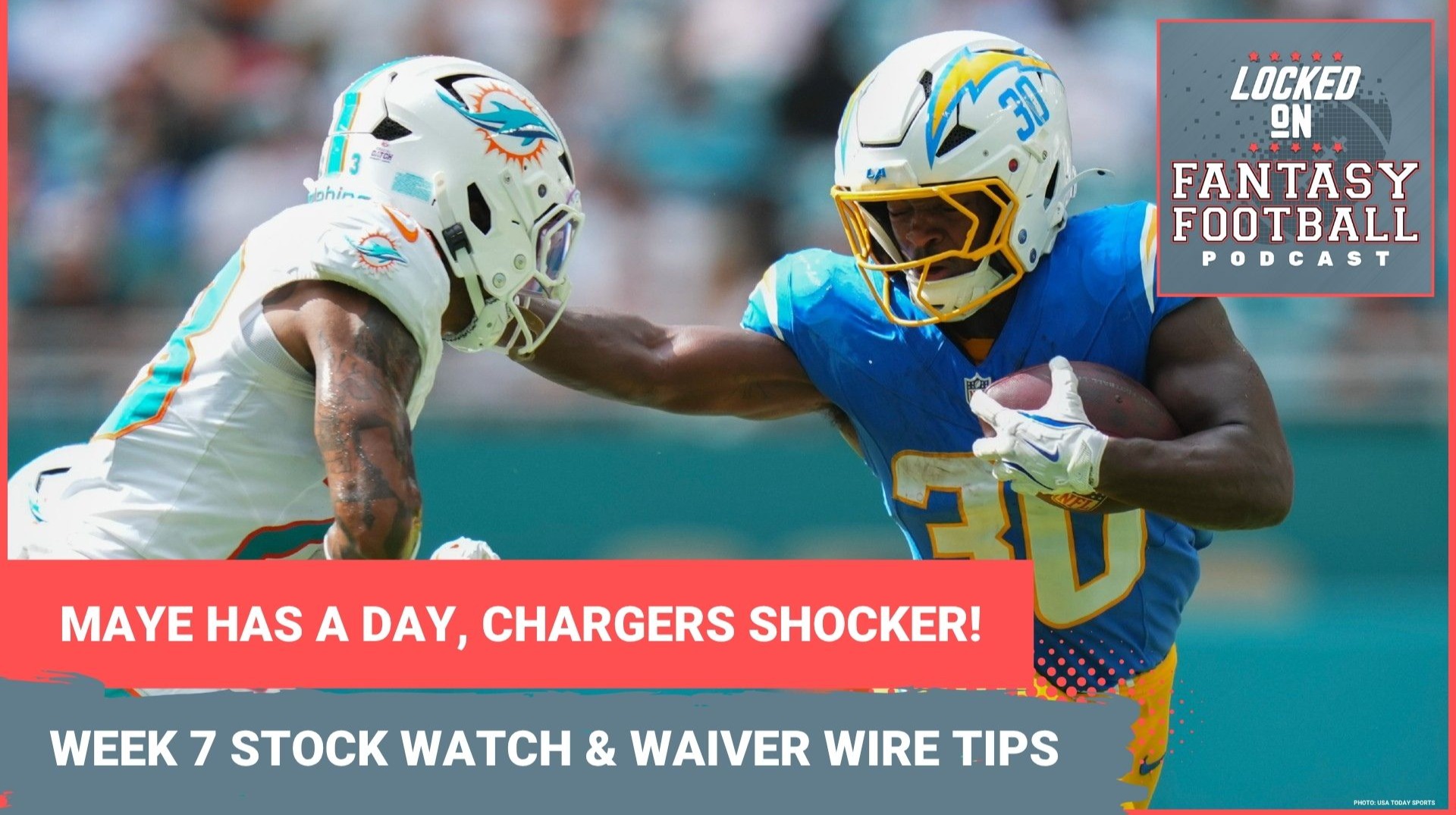 Drake Maye, Rico Dowdle, Cam Skattebo & Kimani Vidal go UP: Week 7 fantasy football STOCK WATCH & WAIVER WIRE advice