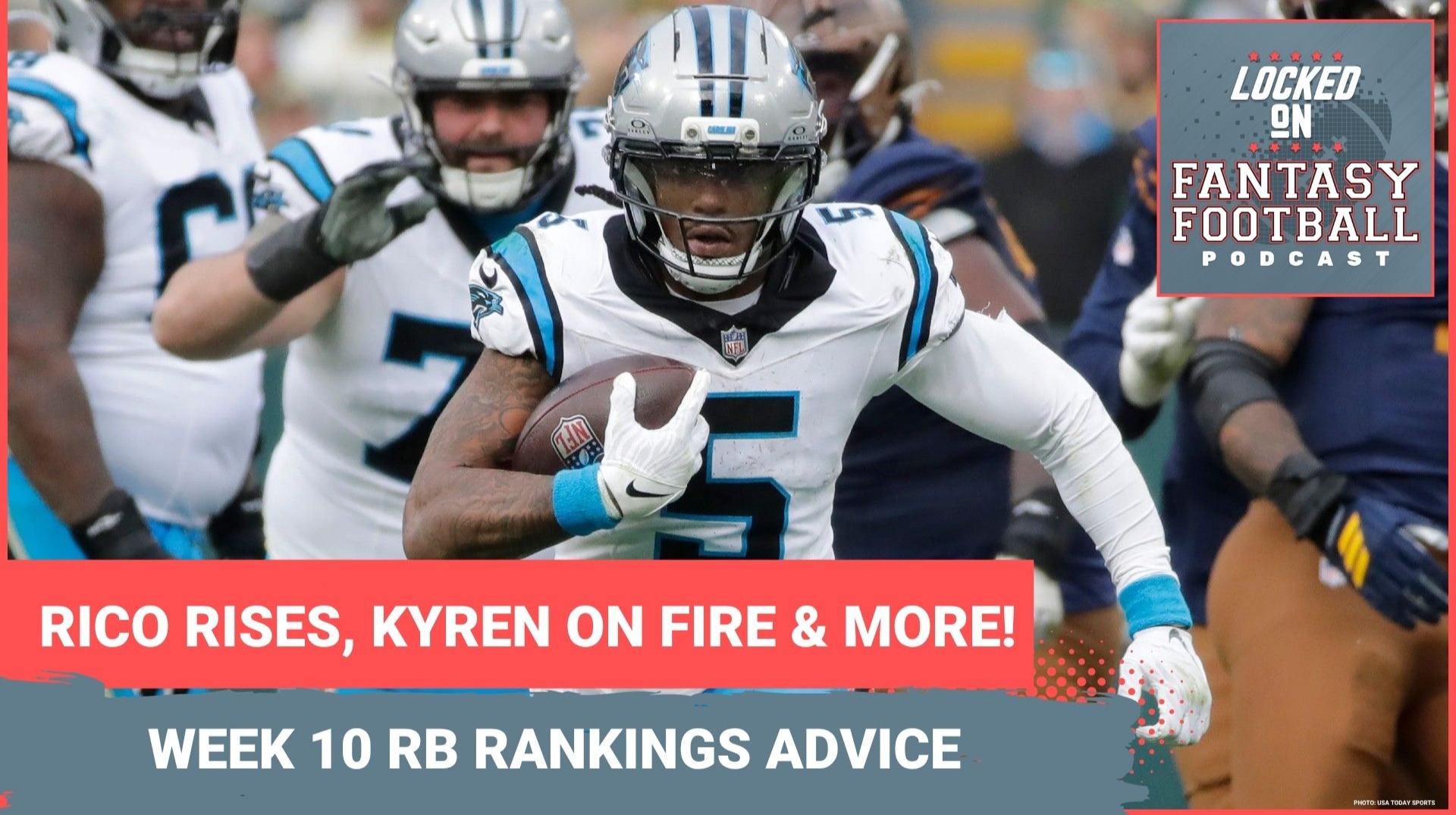 Rico Dowdle RISES, Kyren Williams on FIRE & MORE: WEEK 10 fantasy football RB RANKINGS