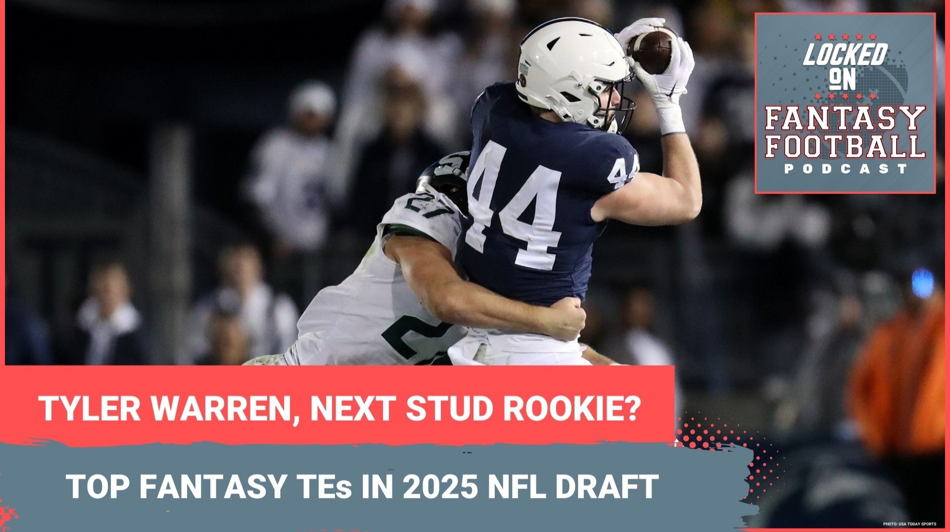 Will Tyler Warren be the NEXT ROOKIE STUD? Best fantasy tight ends in 2025 NFL Draft