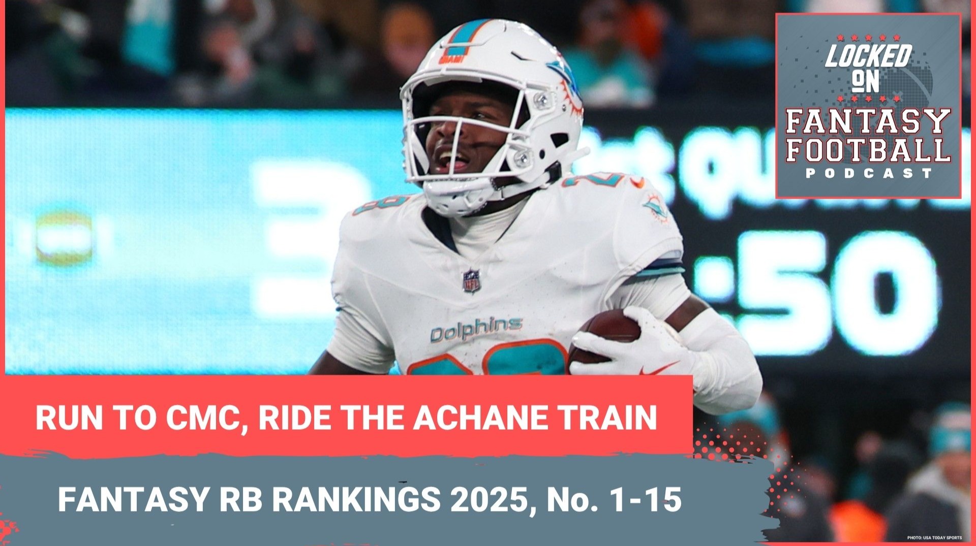 DRAFT Christian McCaffrey, De'Von Achane over Ashon Jeanty? Fantasy RB rankings, 1-15 for 2025