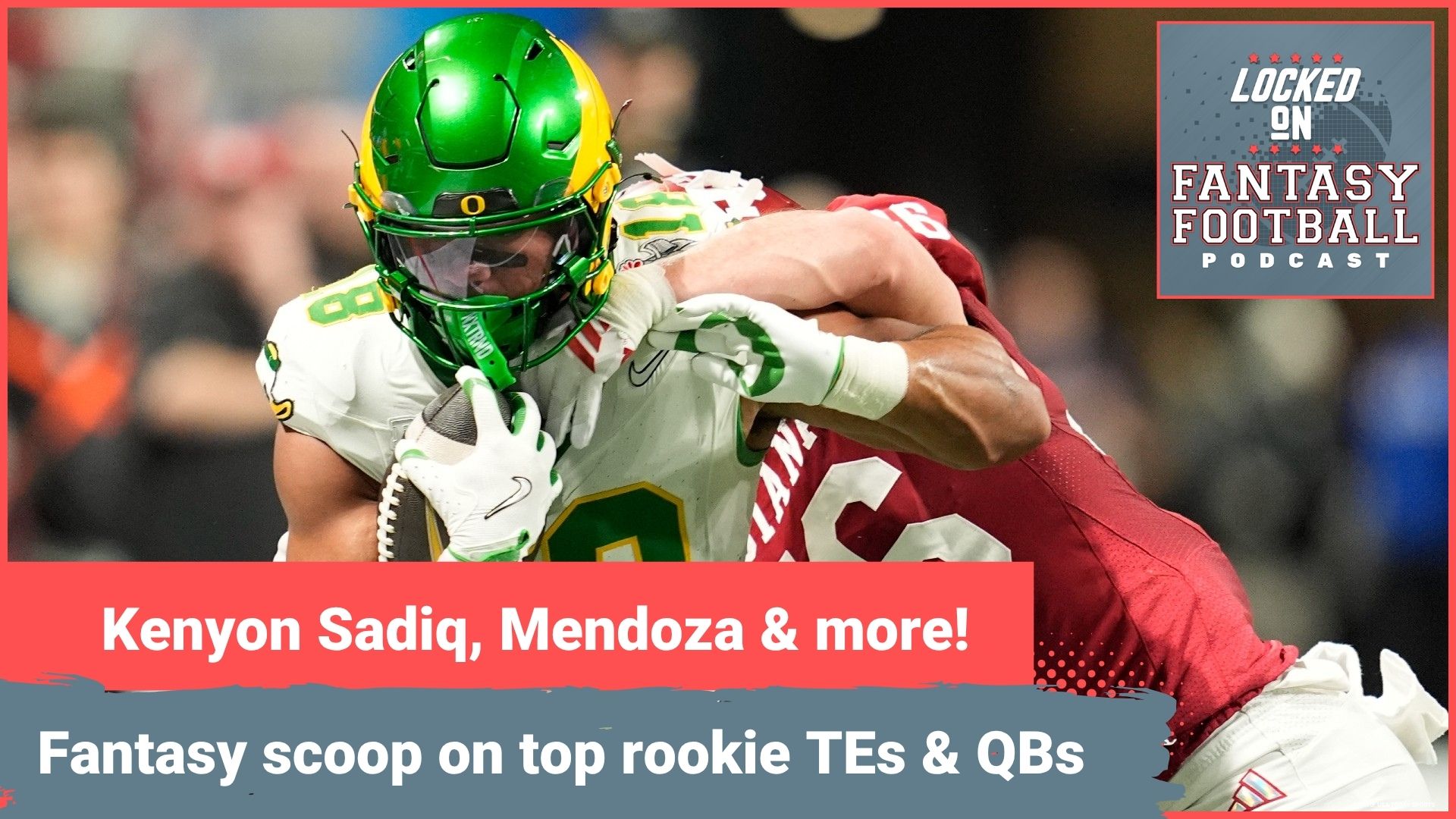 BEST fantasy rookie TEs & QBs in NFL DRAFT: Breaking down Kenyon Sadiq, Fernando Mendoza & MORE!