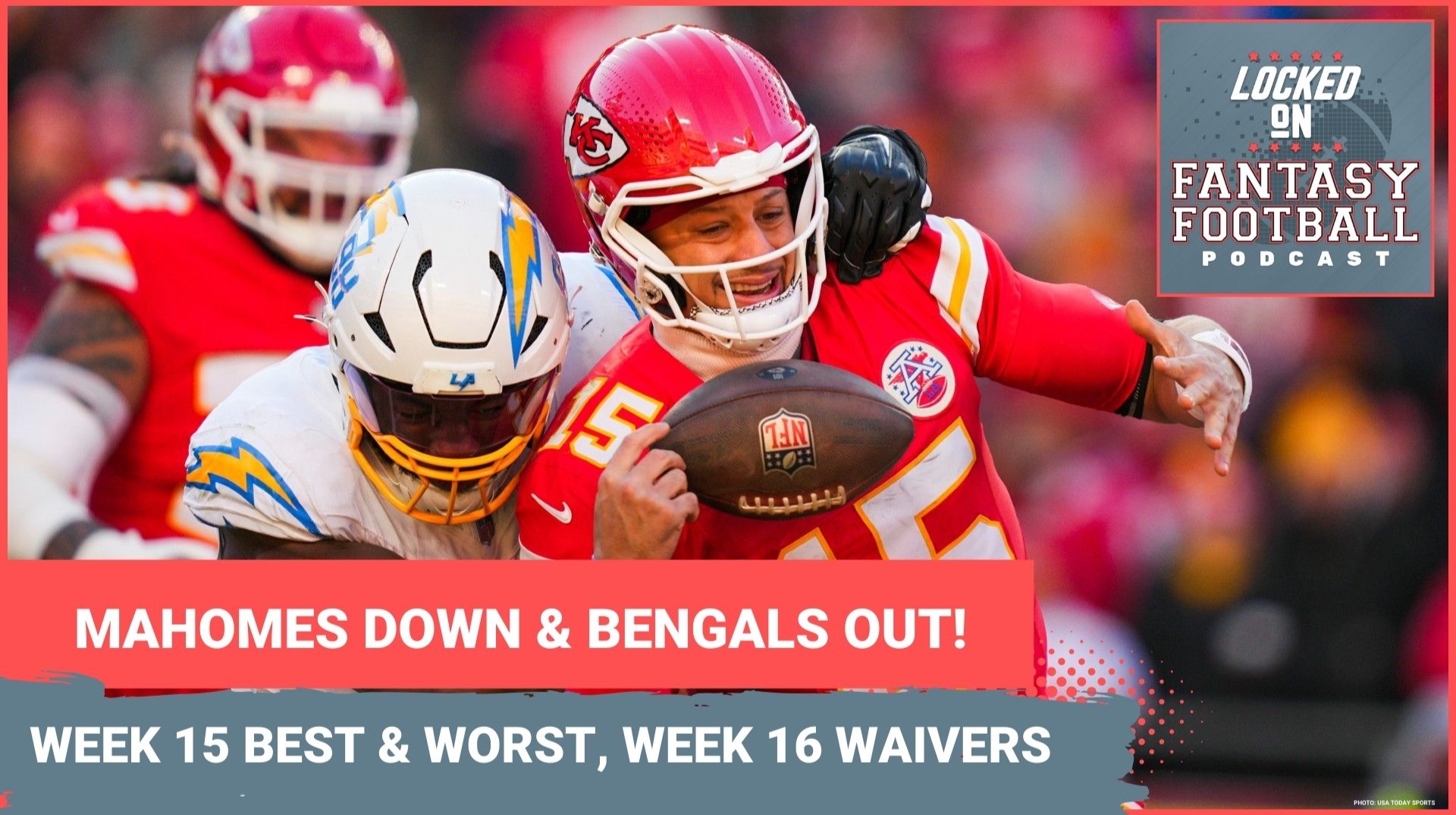 Patrick Mahomes DOWN, Joe Burrow BUST, Trevor Lawrence WOW: Week 16 fantasy STOCK WATCH & WAIVER WIRE