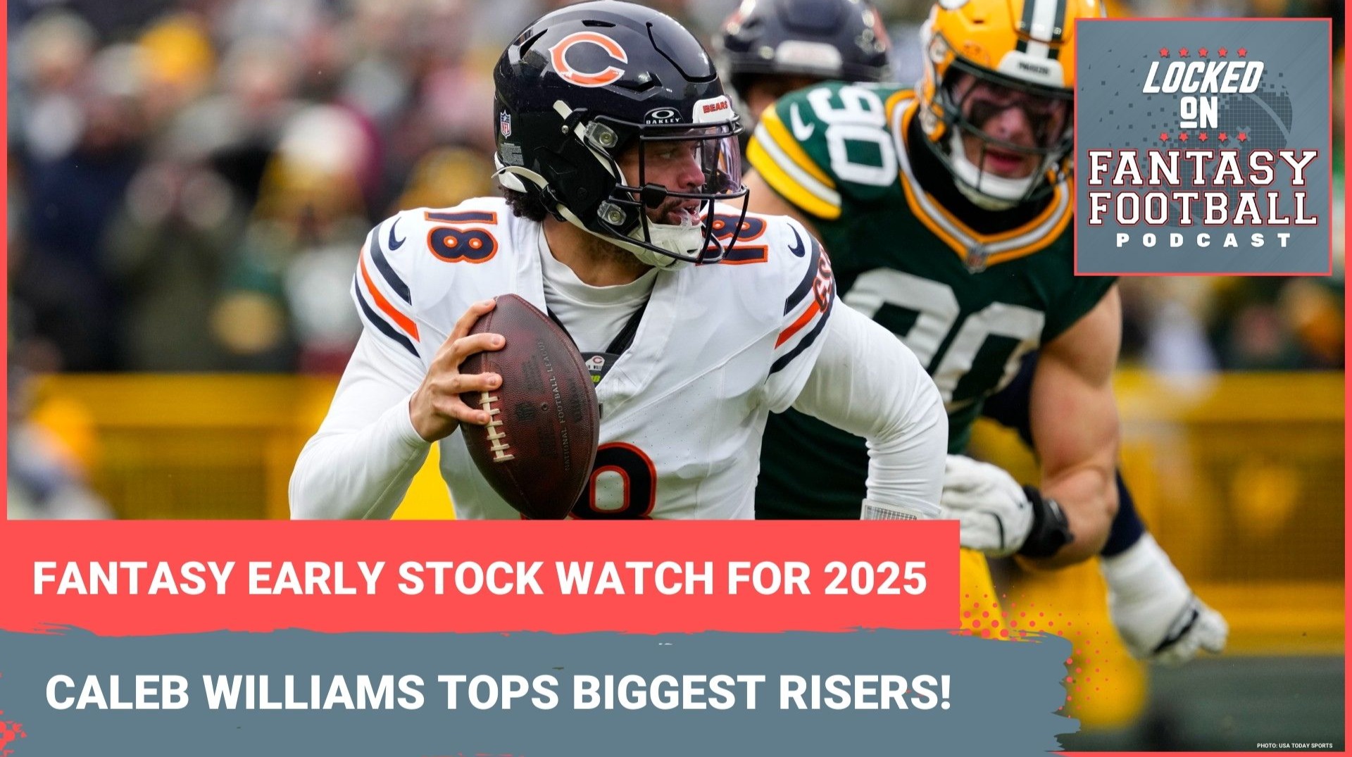 Fantasy football early stock watch 2025: Bears' Caleb Williams and biggest offseason risers