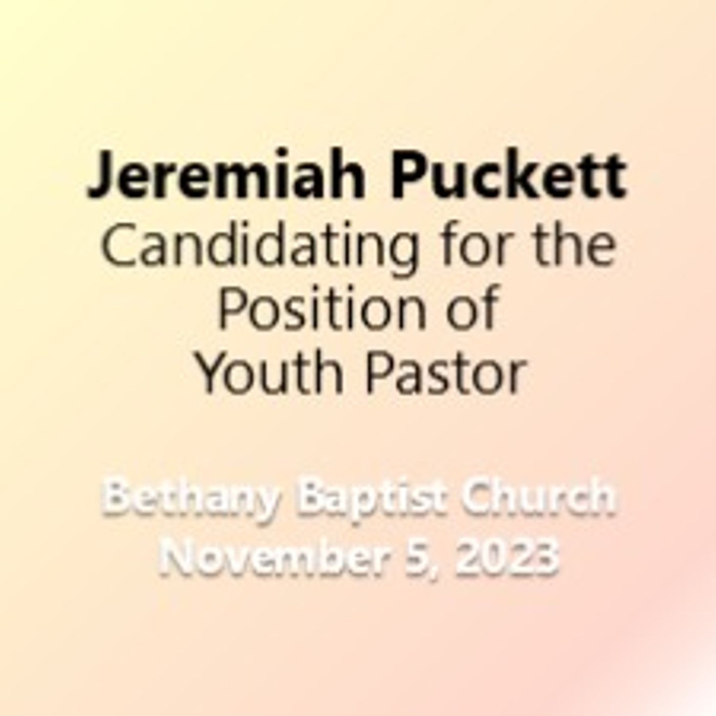 Bethany Baptist Church, Salem OR