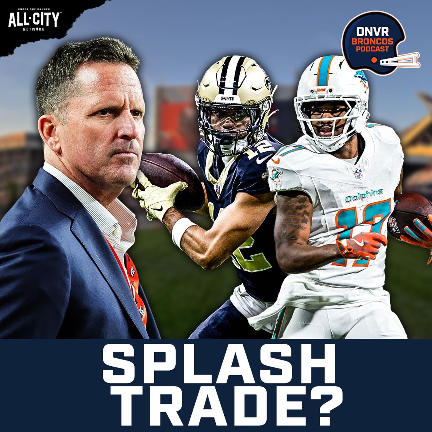 Should the Denver Broncos make a SPLASH trade for a top-end WR such as Jaylen Waddle or Chris Olave?