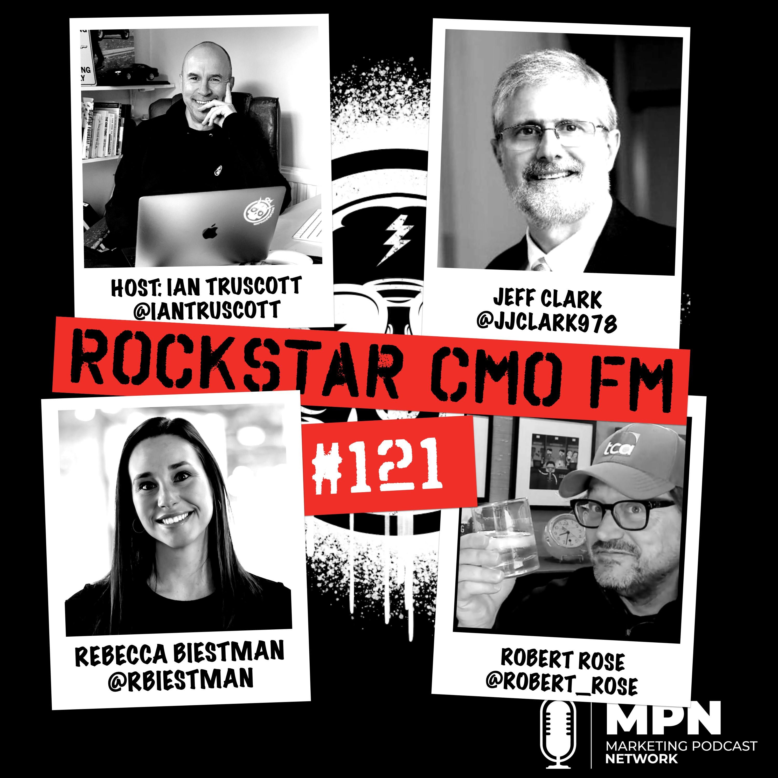 The Jeff Just Says No, Rebecca on the CMO and Corporate Strategy and Purpose vs Growth with Robert over a Cocktail Episode