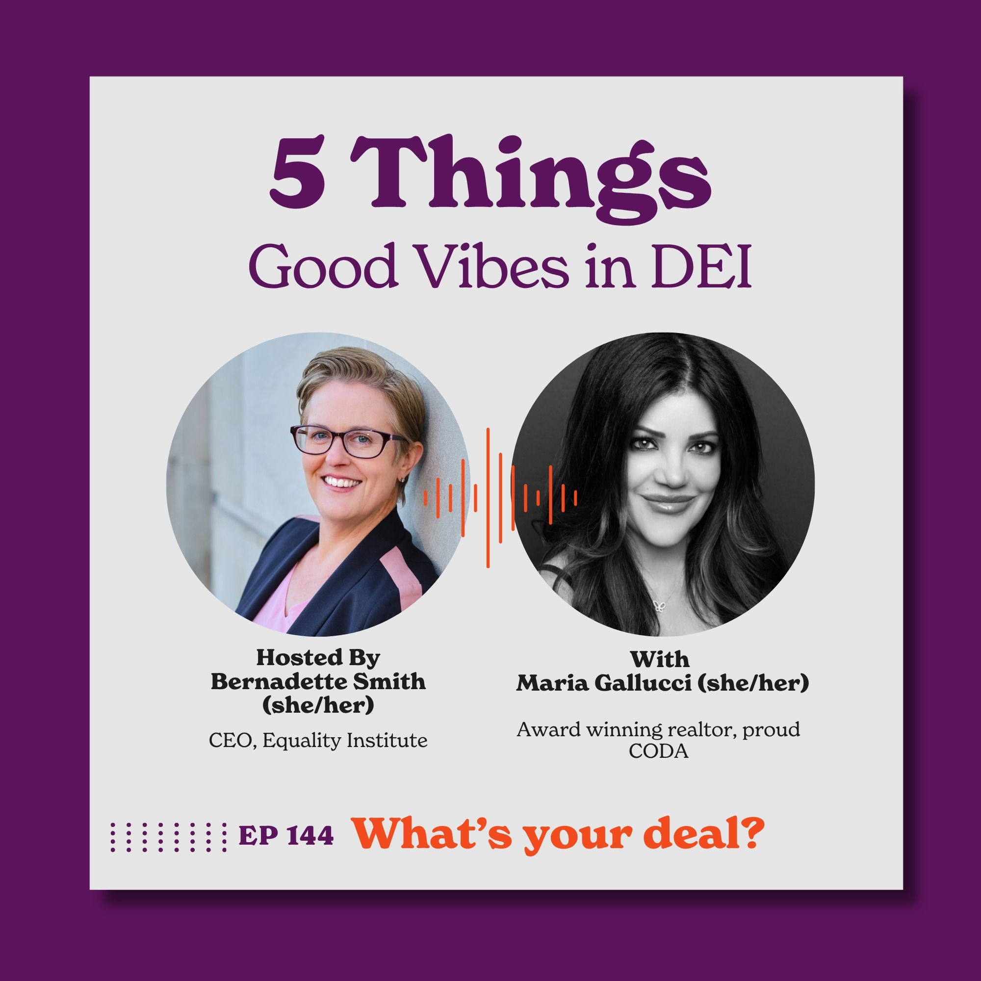 What's your deal? with Maria Gallucci