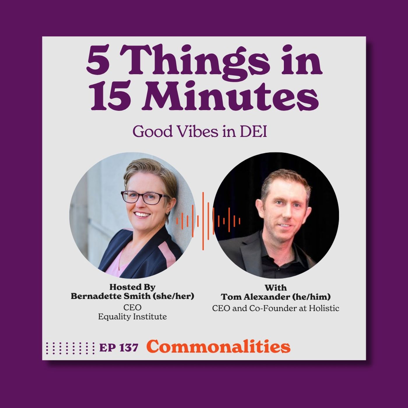 Commonalities with Tom Alexander