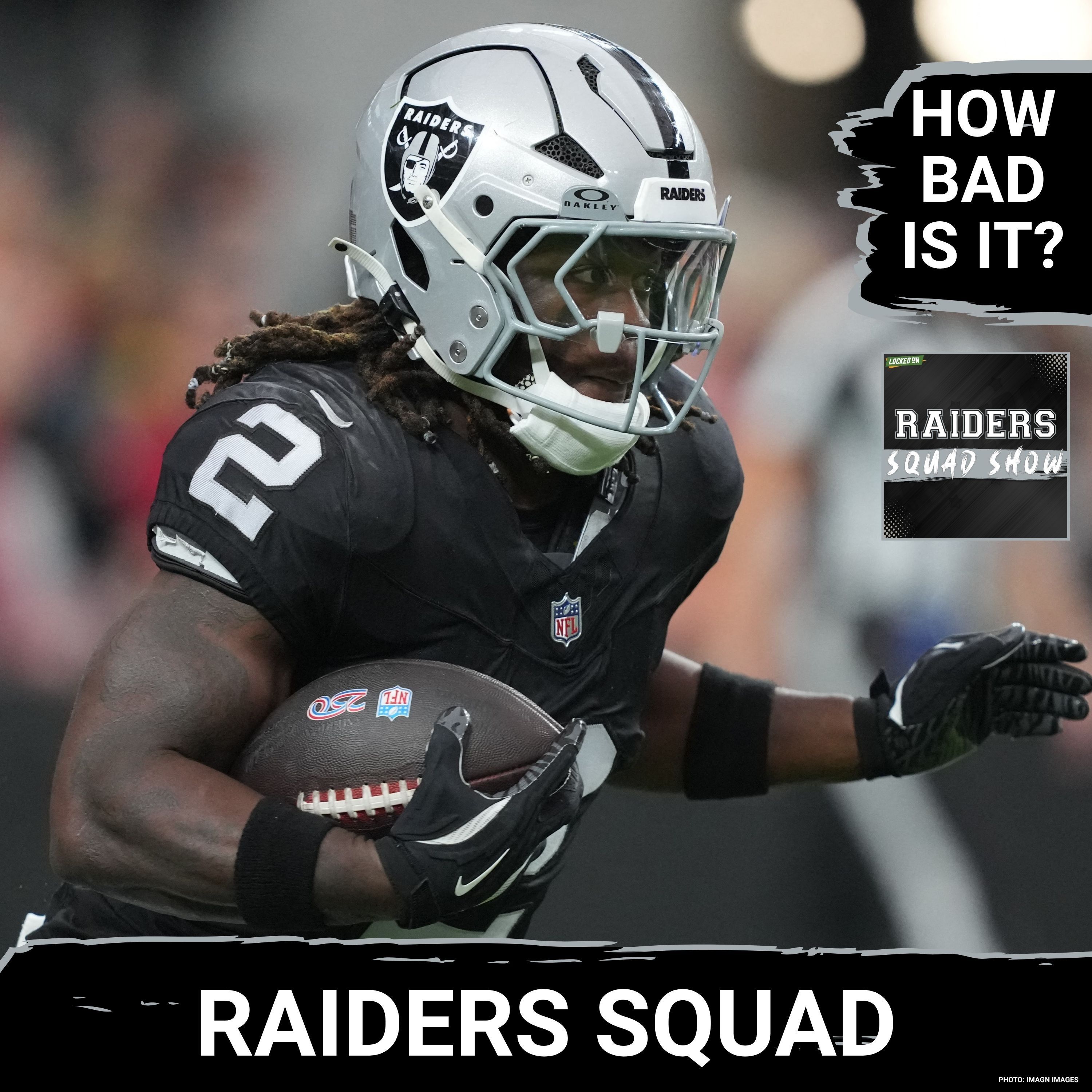 RAIDERS SQUAD SHOW: Las Vegas RAIDERS  vs San Francisco 49ERS PREVIEW & Ashton JEANTY Injury episode artwork