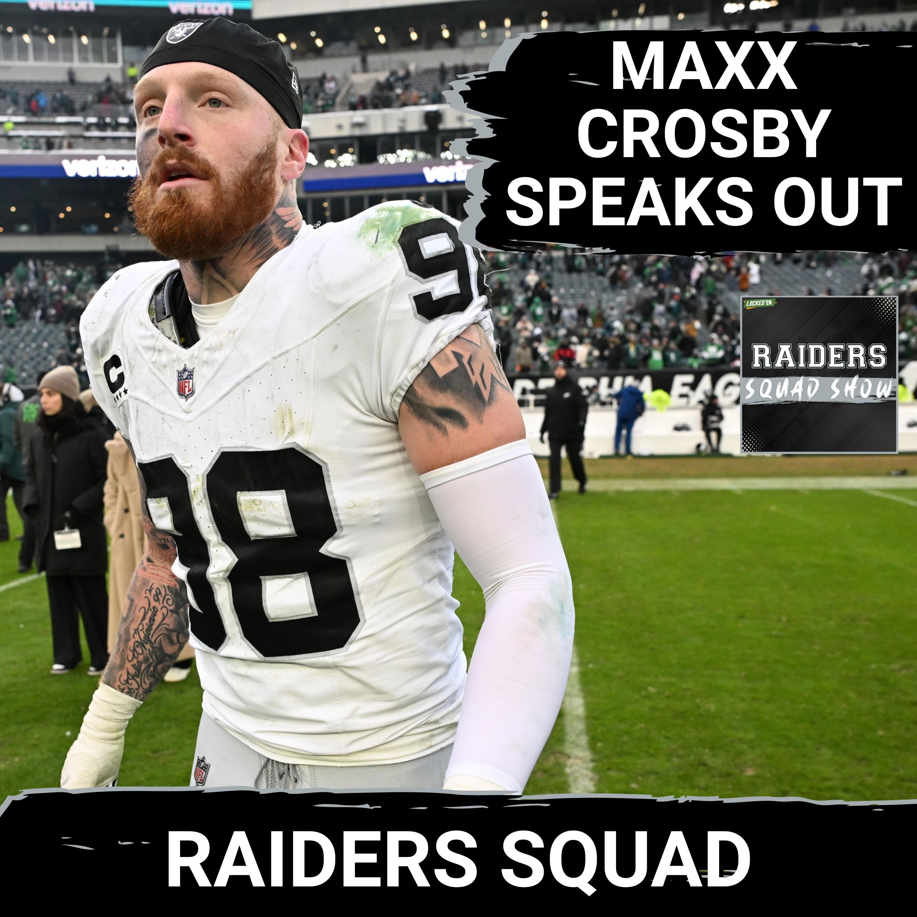 RAIDERS SQUAD SHOW: MAXX CROSBY rift with MANAGEMENT? | Coaching search continues