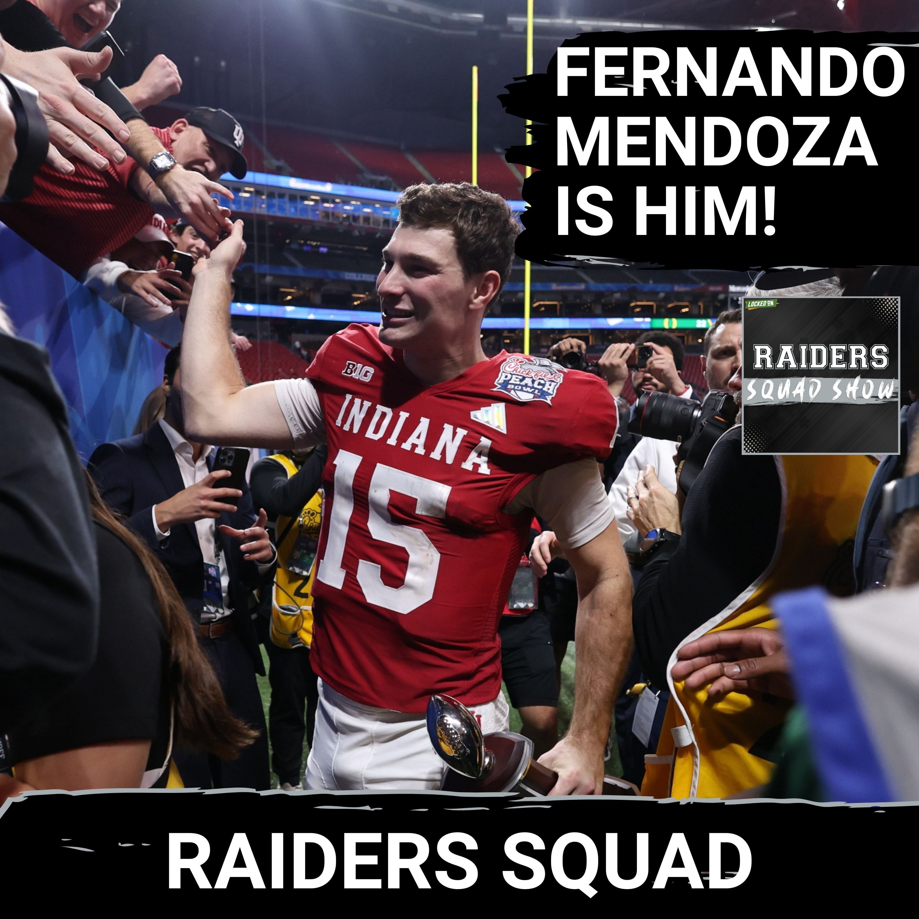 RAIDERS SQUAD SHOW: Why the Las Vegas RAIDERS MUST draft Fernando MENDOZA | Coaching search HEATS UP