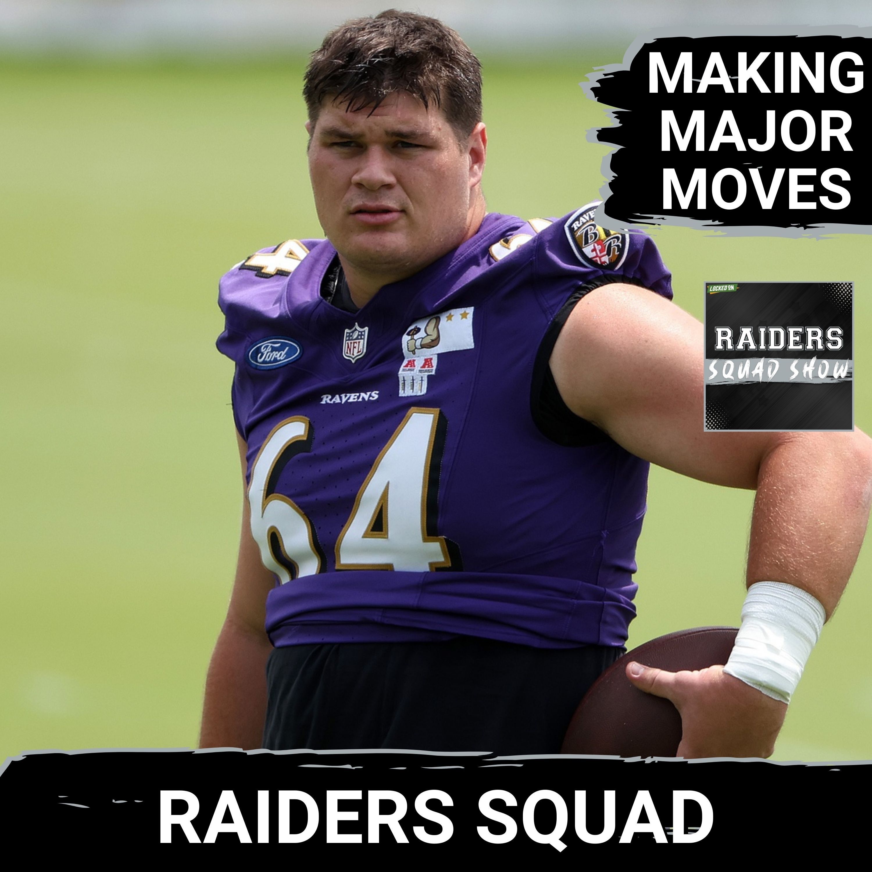 RAIDERS SQUAD SHOW: Las Vegas RAIDERS land Tyler LINDERBAUM, Nakobe DEAN, and TRADE Maxx CROSBY