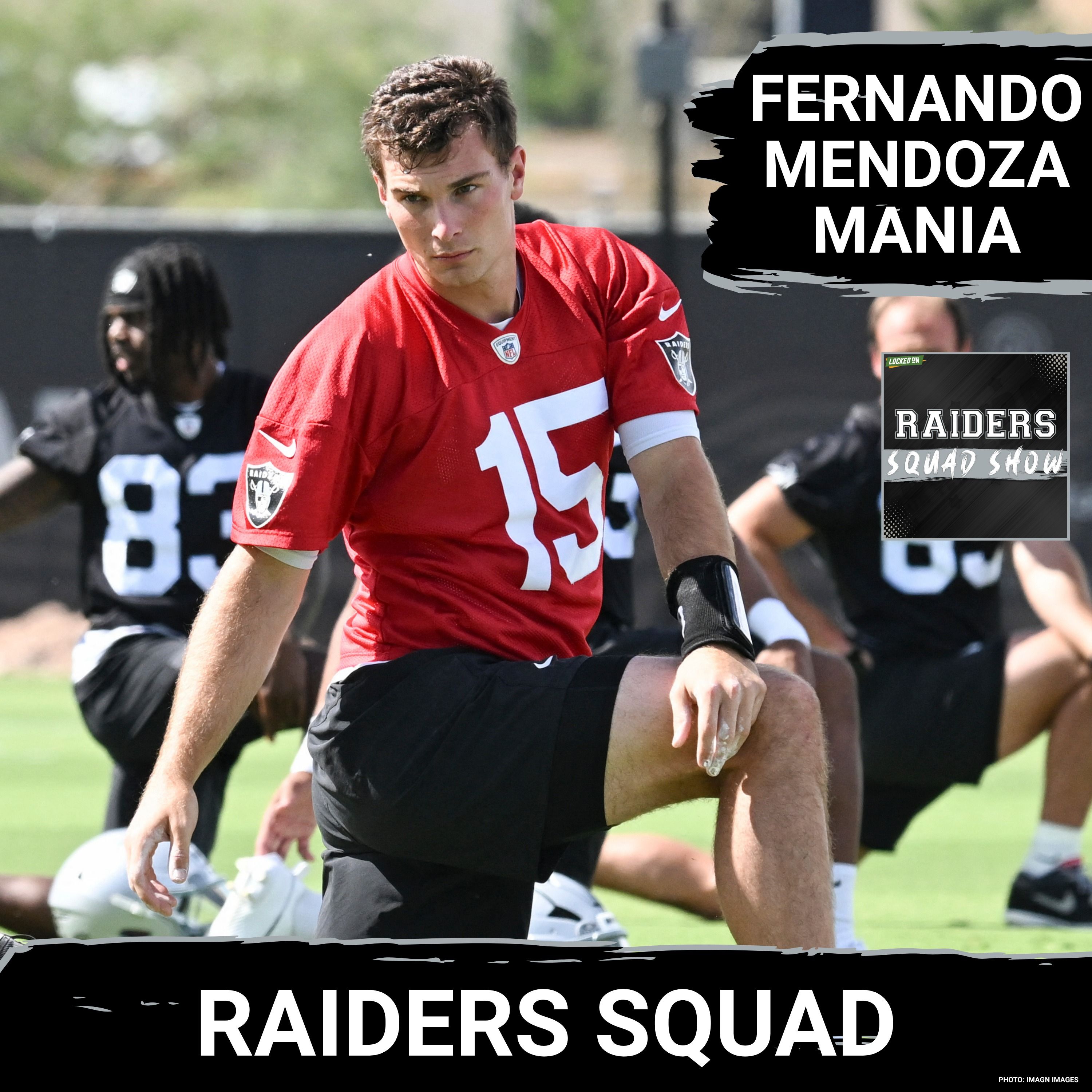 RAIDERS SQUAD SHOW: Fernando MENDOZA wins ESPY + important TRAINING CAMP dates