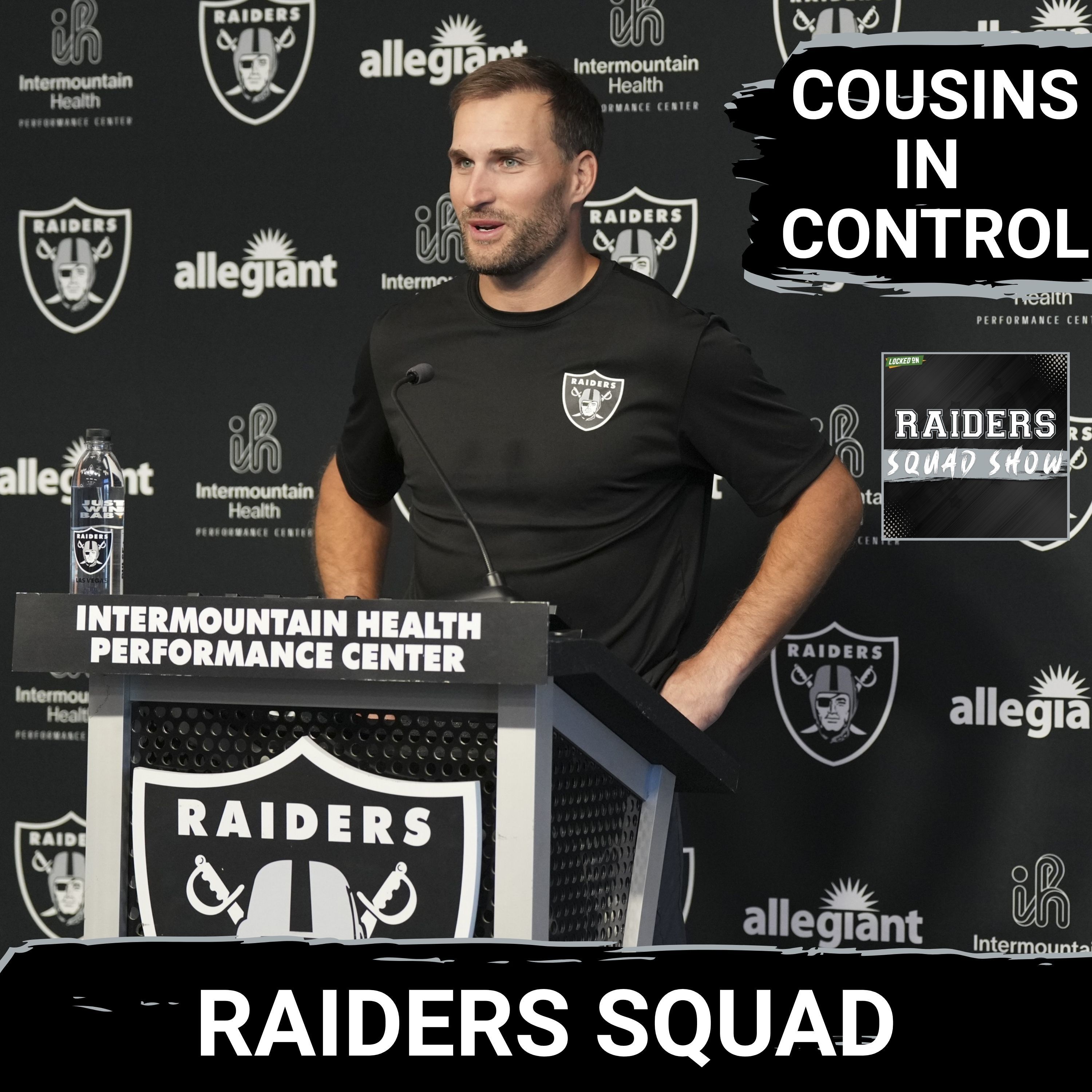 RAIDERS SQUAD SHOW: Kirk COUSINS expectations + the Las Vegas Raiders NEW DEFENSIVE identity
