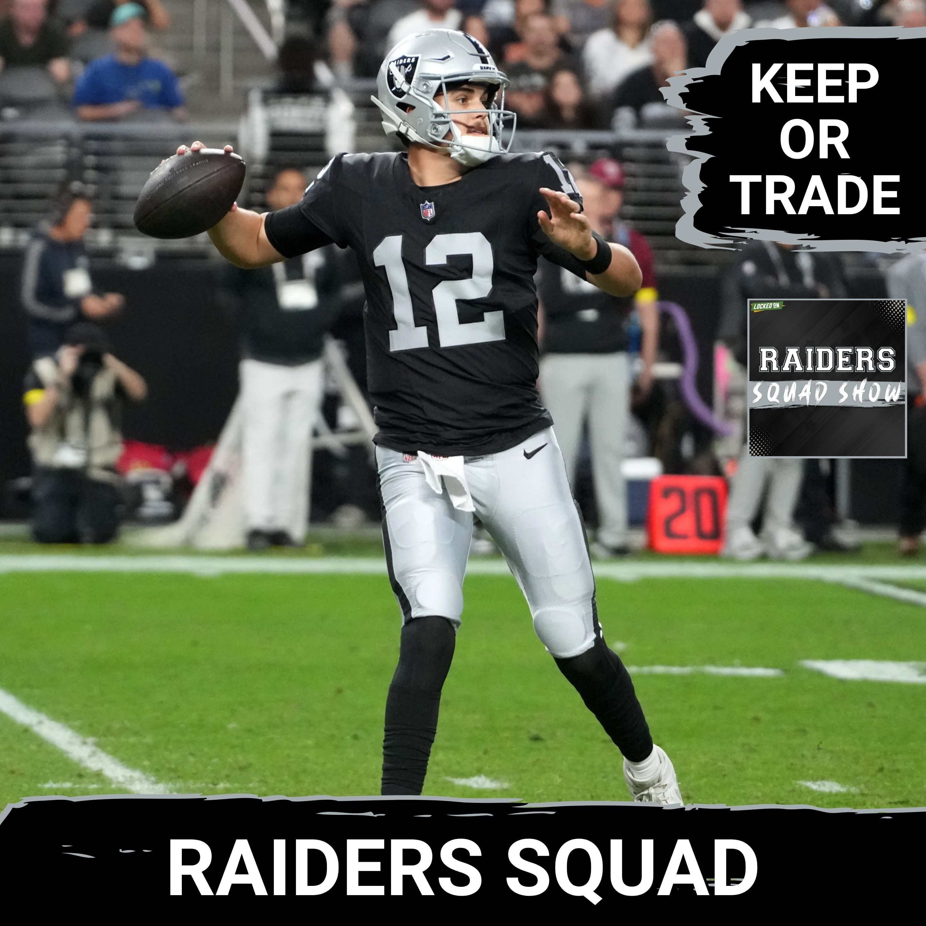 RAIDERS SQUAD SHOW: Taron JOHSON HOLDOUT Concerns + Should the RAIDERS Keep Aidan O'CONNELL?