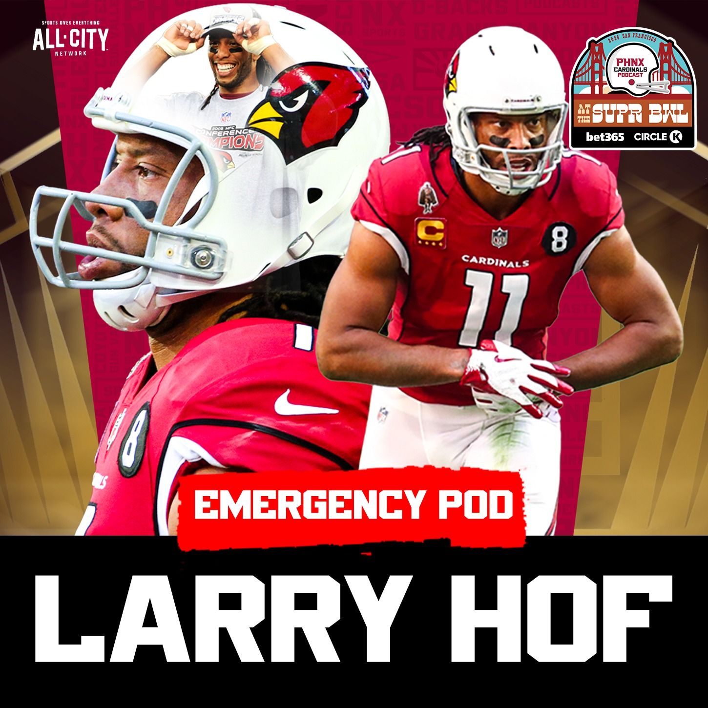 BREAKING: Larry Fitzgerald ELECTED to Pro Football Hall of Fame BREAKING: Larry Fitzgerald ELECTED to Pro Football Hall of Fame