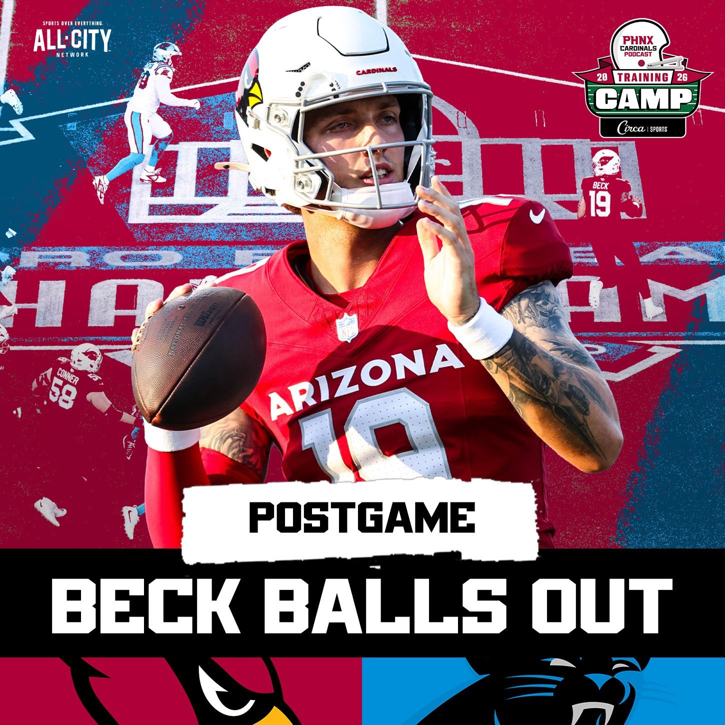 POSTGAME: Carson Beck BALLS OUT For Arizona Cardinals In Hall Of Fame Preseason Debut VS Panthers