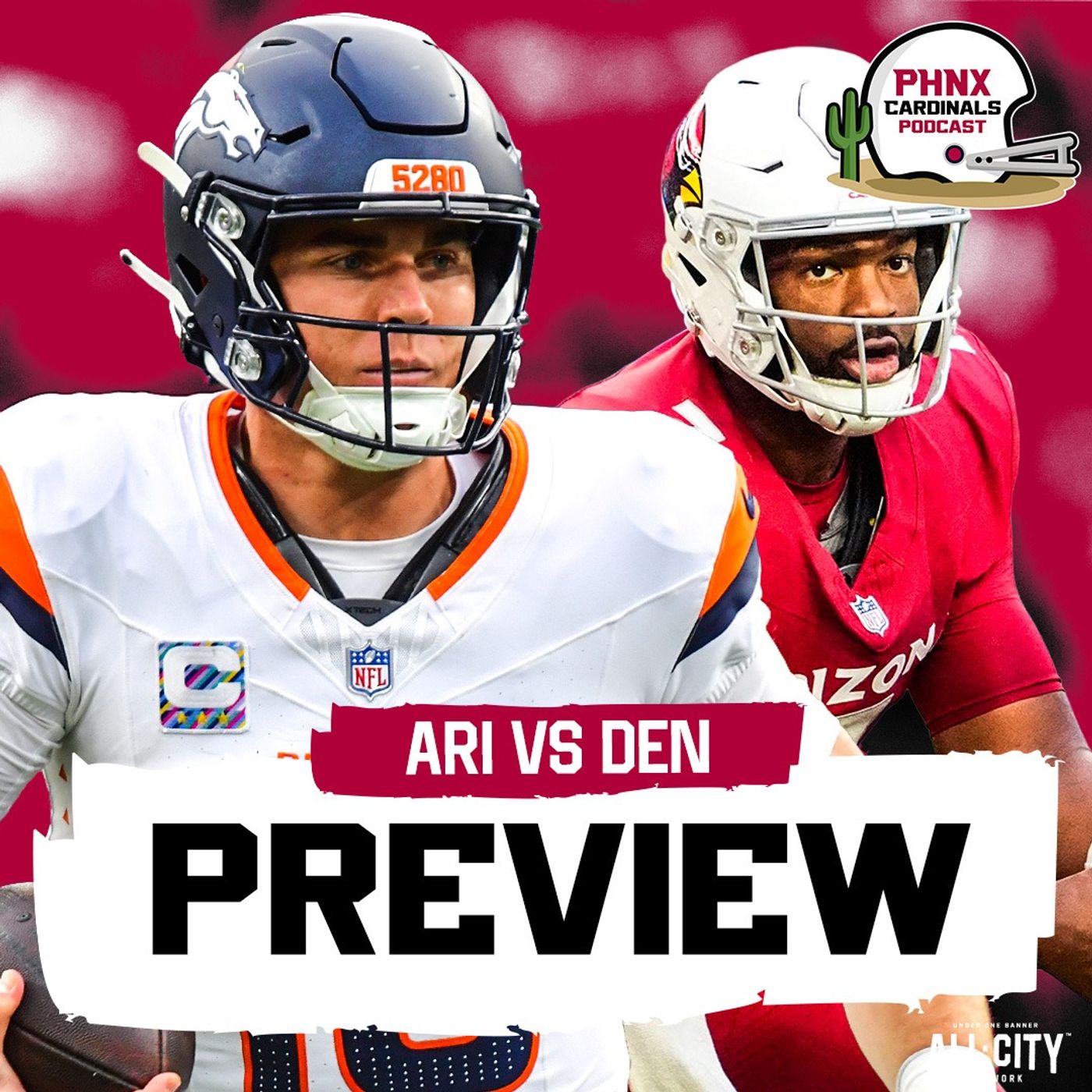 Can Cardinals SHUT DOWN Struggling Bo Nix? Will Broncos DOMINANT Defense Overwhelm Brissett?