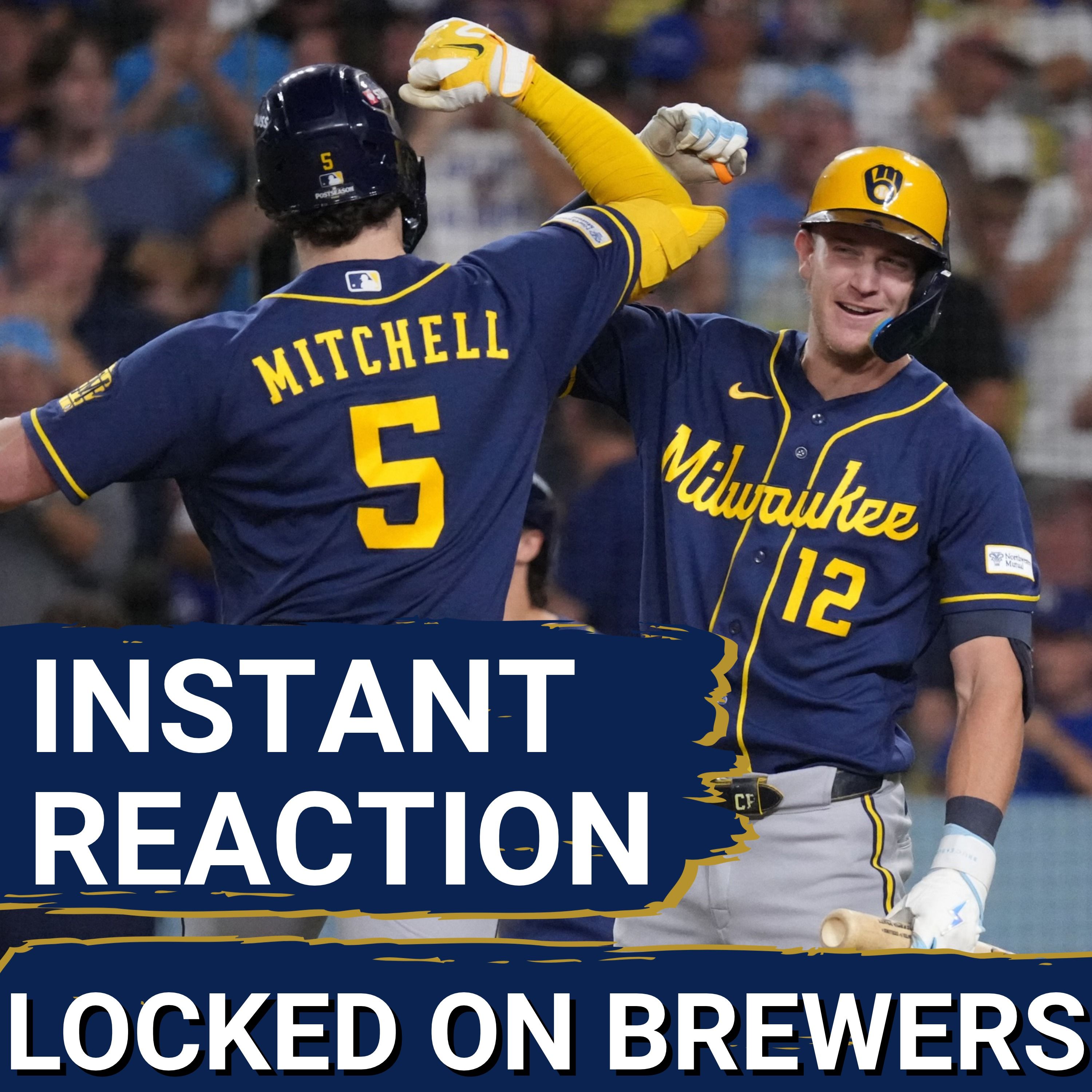 BREWERS POSTCAST: WORLD SERIES BOUND! | Brewers Sweep Dodgers, Make History!