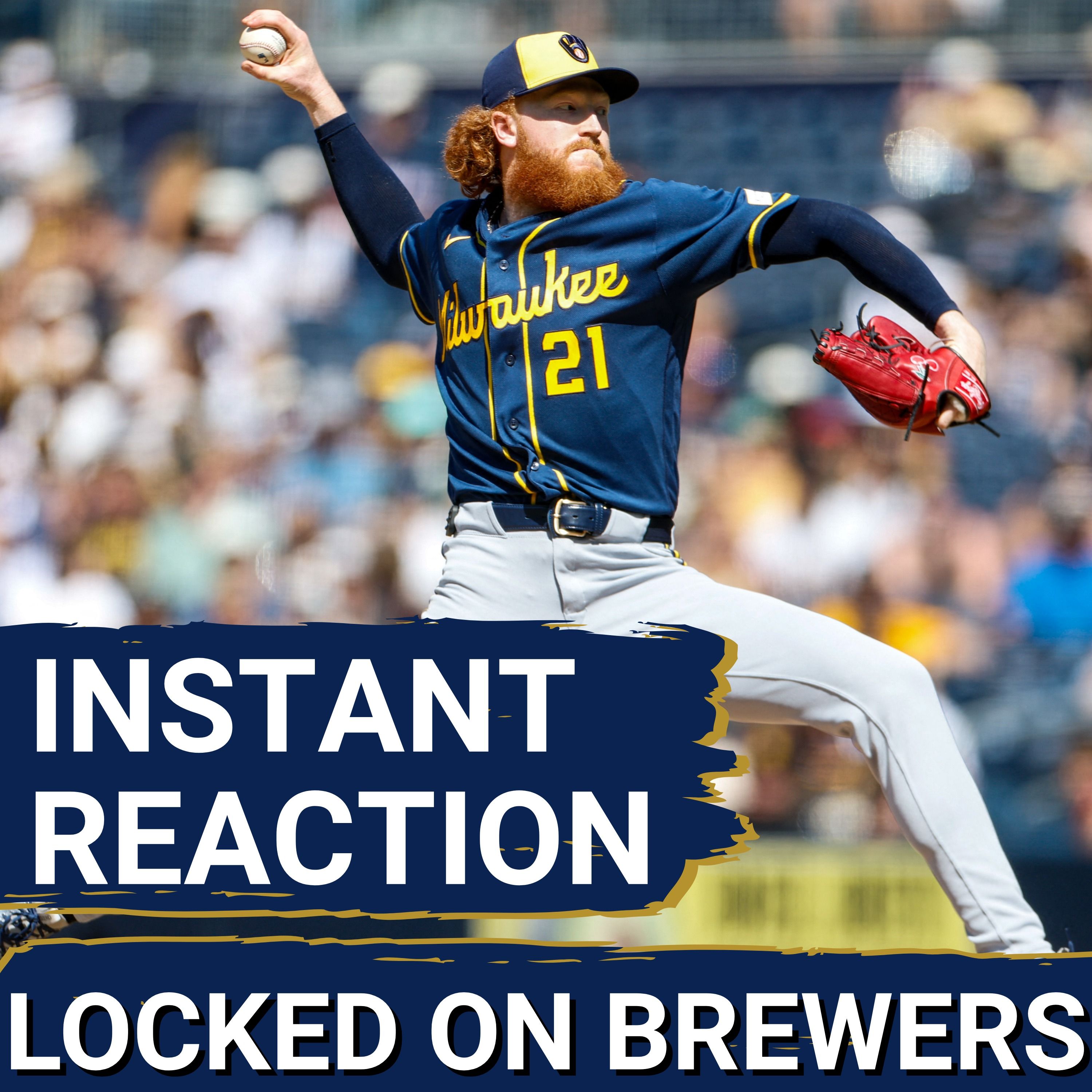 BREWERS POSTCAST: Brewers Late Lead Slips Away AGAIN in San DiegoPadres Walk It Off episode artwork