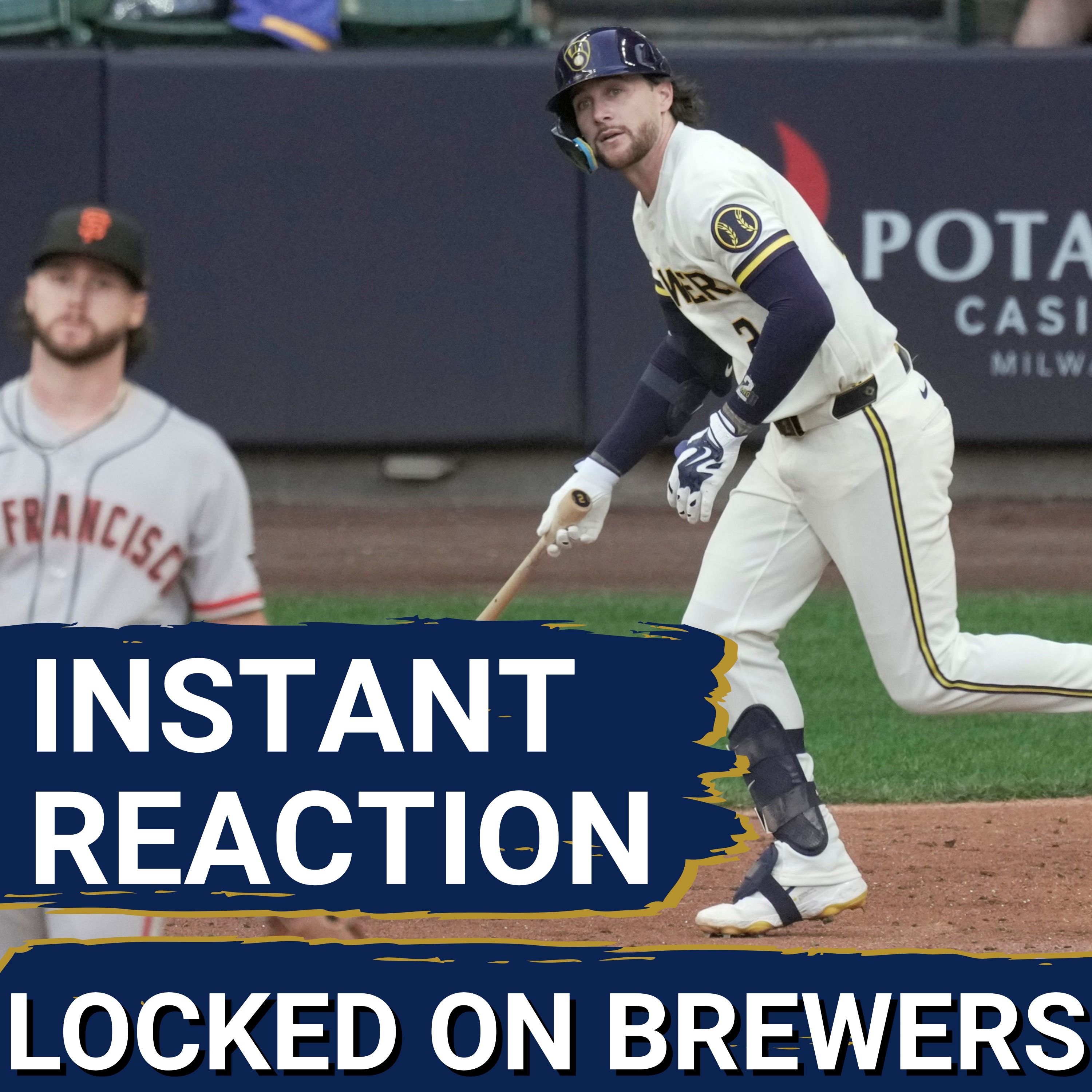 BREWERS POSTCAST: Brewers Offense EXPLODES | Milwaukee STEAMROLLS Giants in Series Opener