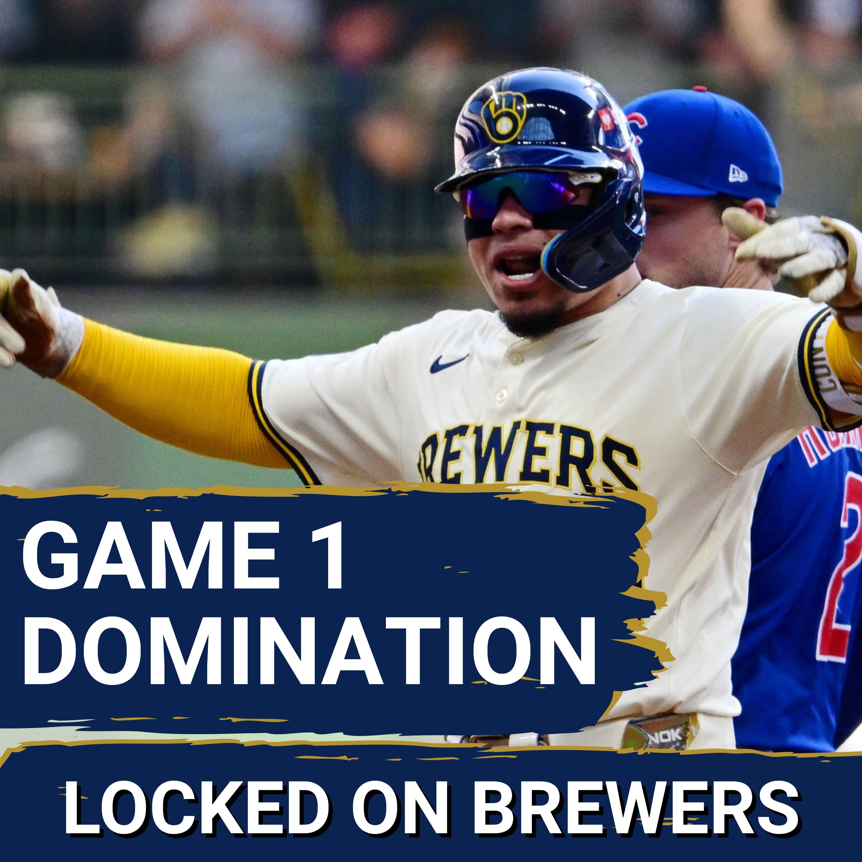 BREWERS POSTCAST: Brewers BATS EXPLODE, Peralta Shines as Brewers Roll Over Cubs in NLDS Game 1