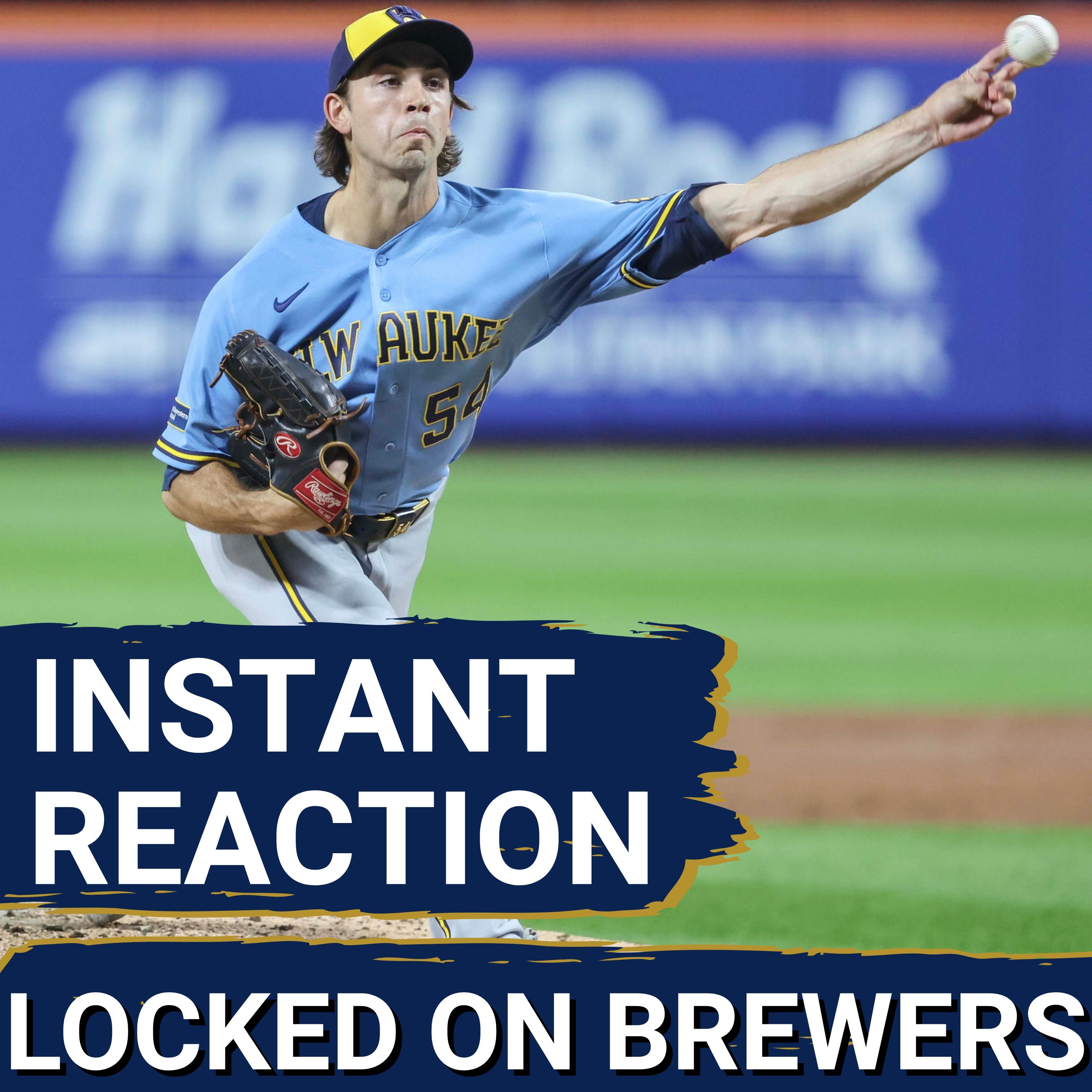 BREWERS POSTCAST: Brewers Offense RESPONDS in New York | Gasser Steps Up