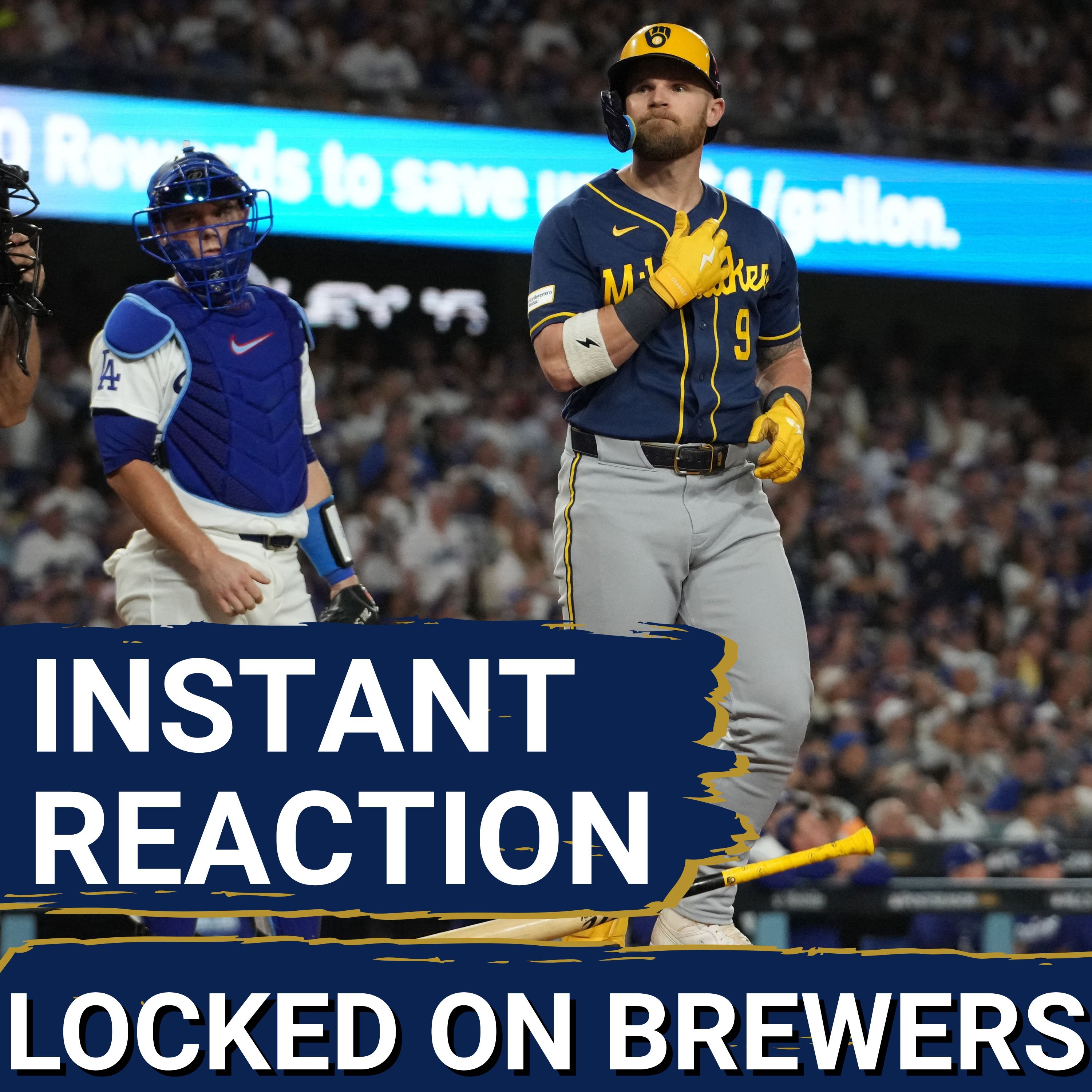 BREWERS POSTCAST: ONE WIN AWAY!  | Brewers Beat Dodgers, Take 3-0 NLCS Lead