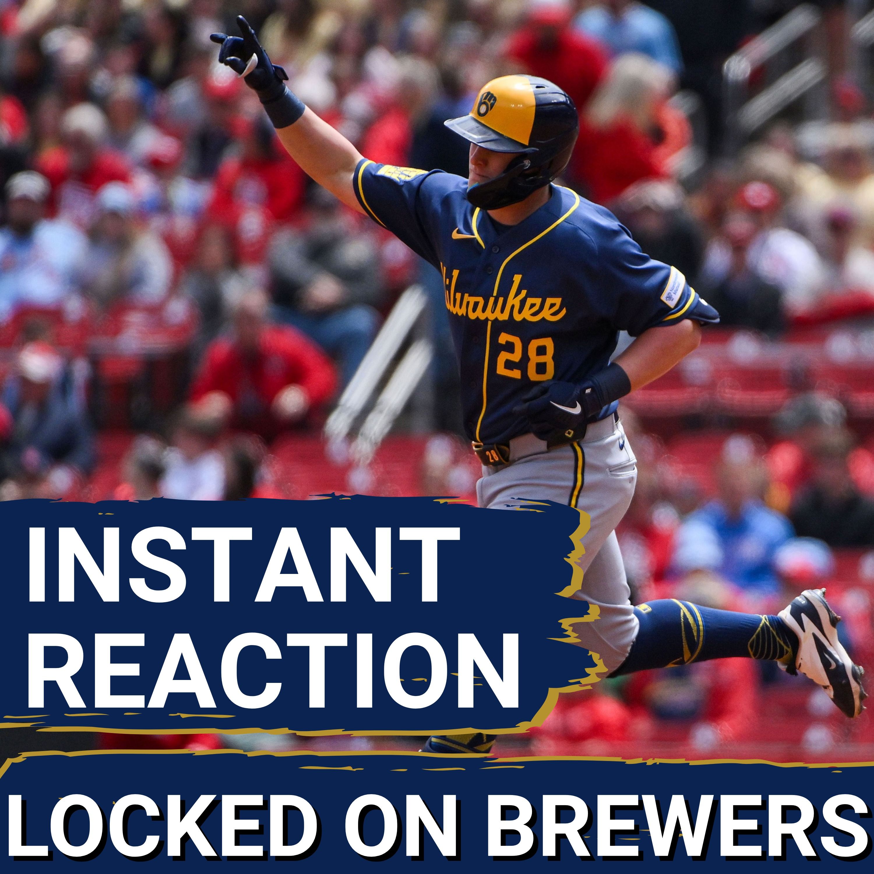 BREWERS POSTCAST: Brewers STRIKE Early & Cruise In St. Louis | Vaughn Homer Sparks Road Win