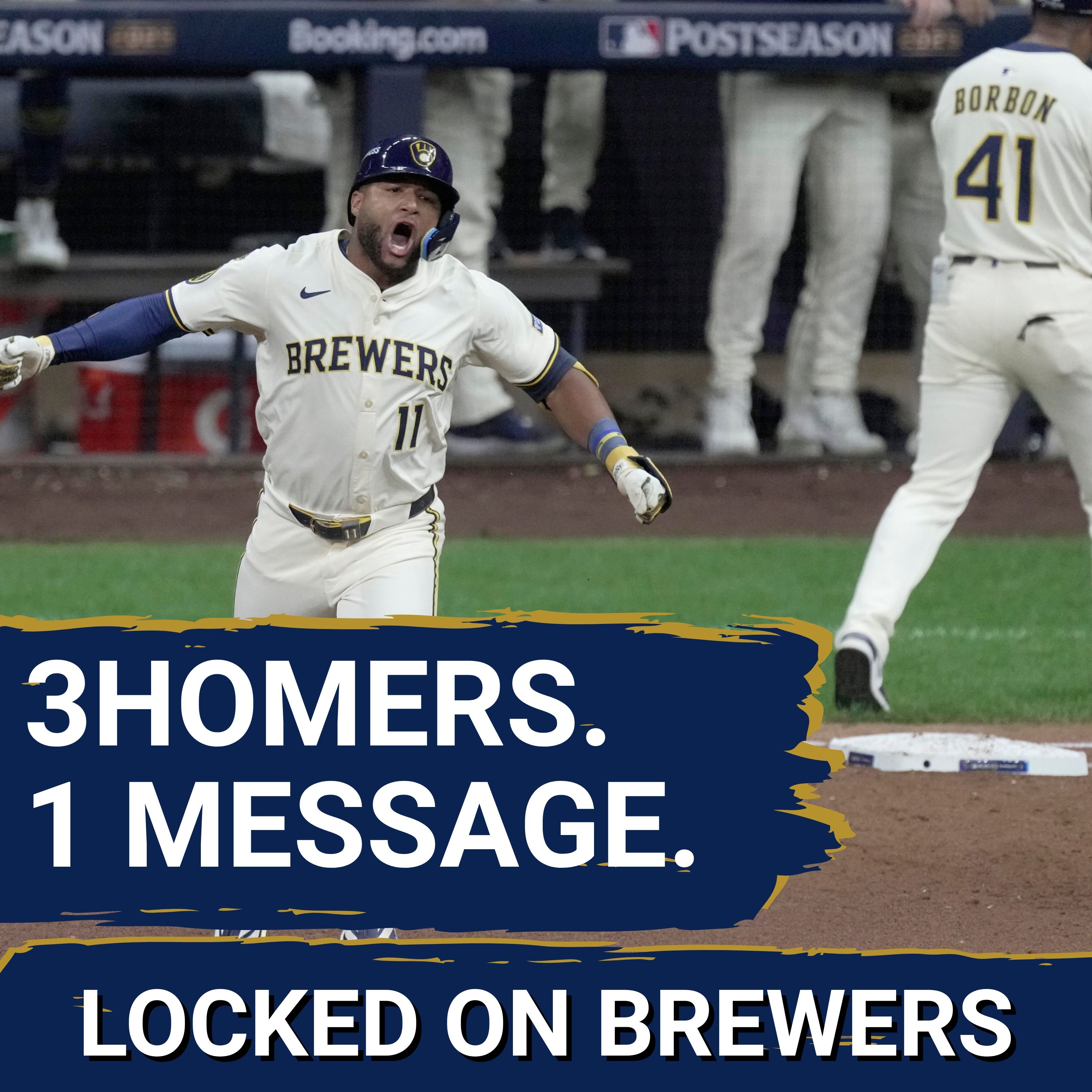 BREWERS POSTCAST: Milwaukee Brewers Stays HOT | SMASH 3 Homers To Take NLDS Lead