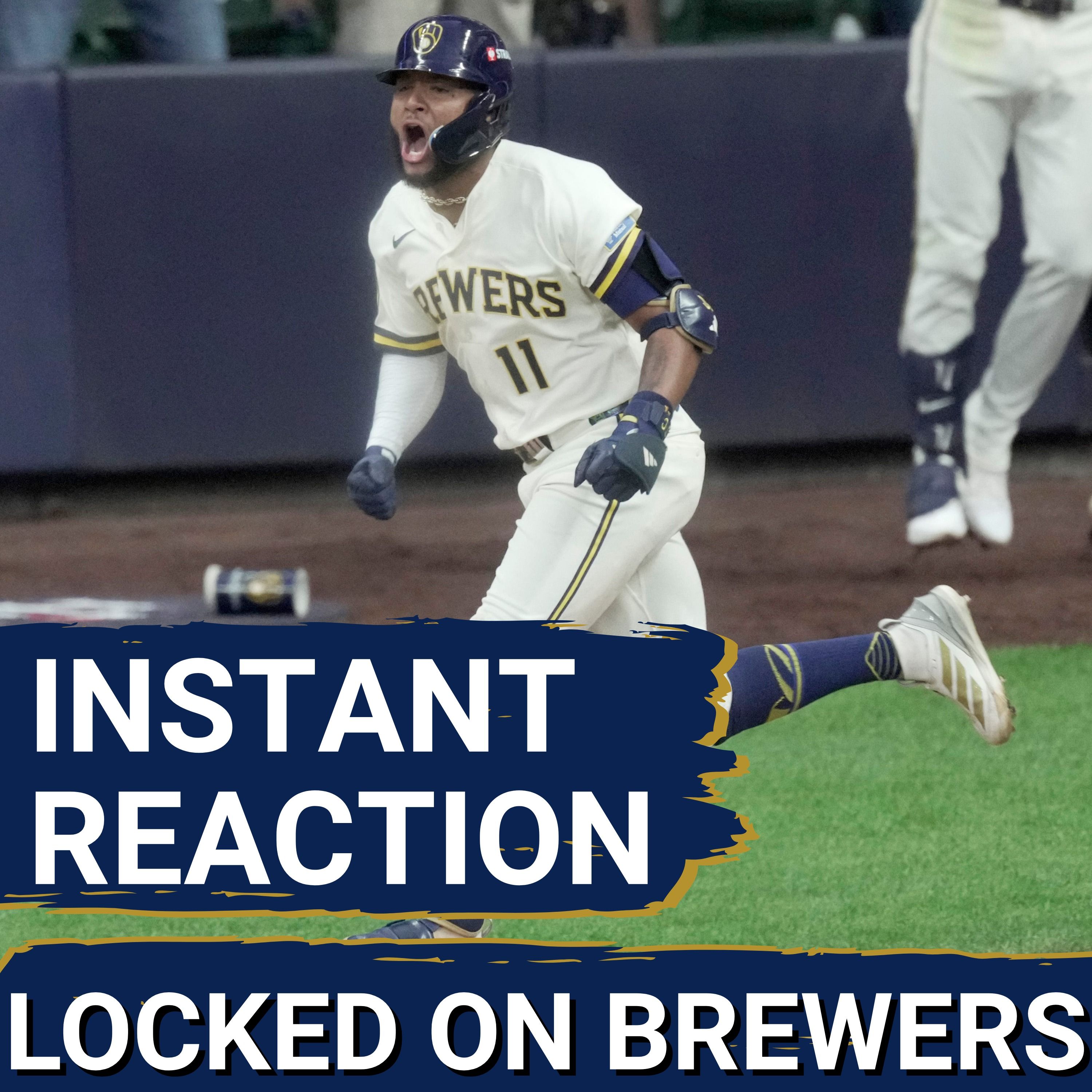 BREWERS POSTCAST: JACKSON CHOURIO WALKS IT OFF! Brewers Take 2-0 NLDS Lead