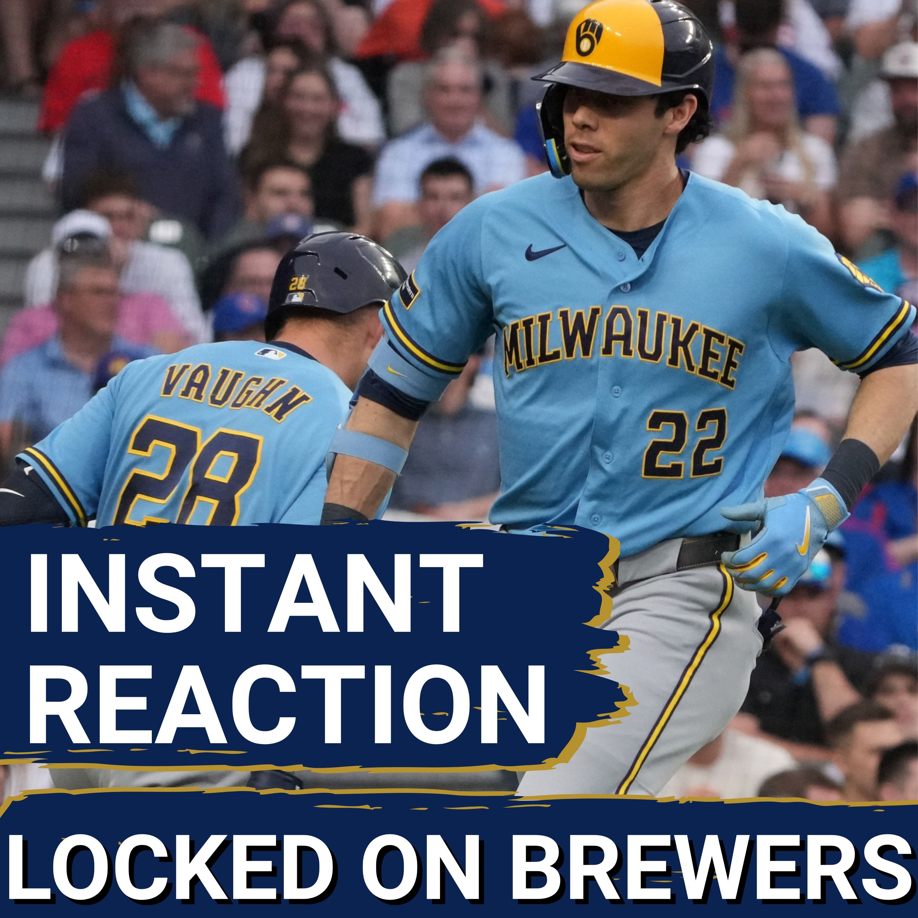 BREWERS POSTCAST: Brewers CRUSH Cubs in Chicago | Yelich, Bauers Help Power Statement WIN