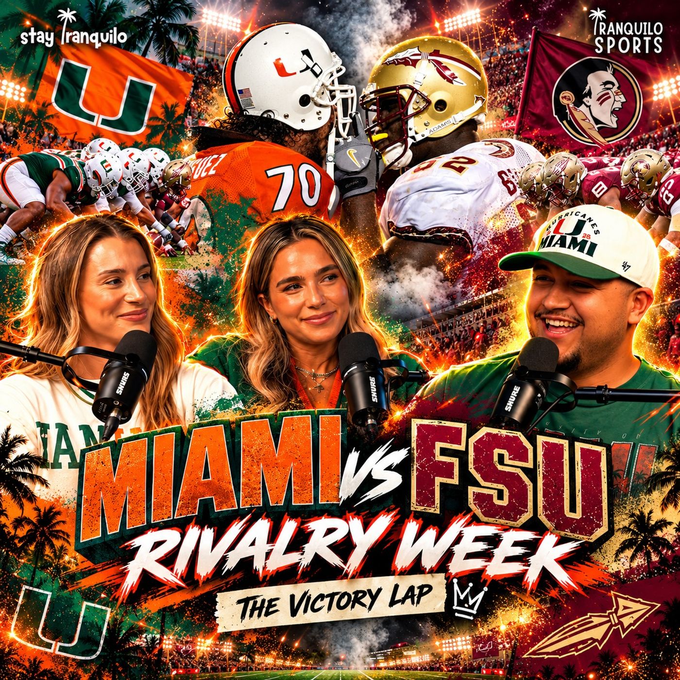 MIAMI vs FSU RIVALRY WEEK 🔥 The Victory Lap Talks Hate Week, Canes & Score Predictions