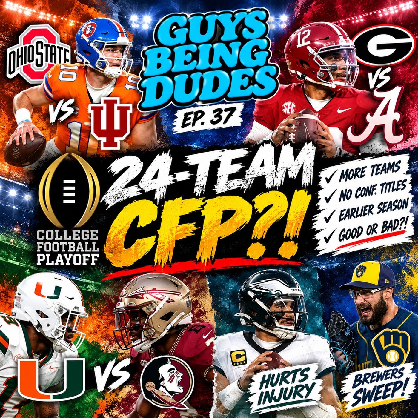 24-Team CFP?! College Football Could Change FOREVER + UM-FSU Rivalry | GBD Ep. 37