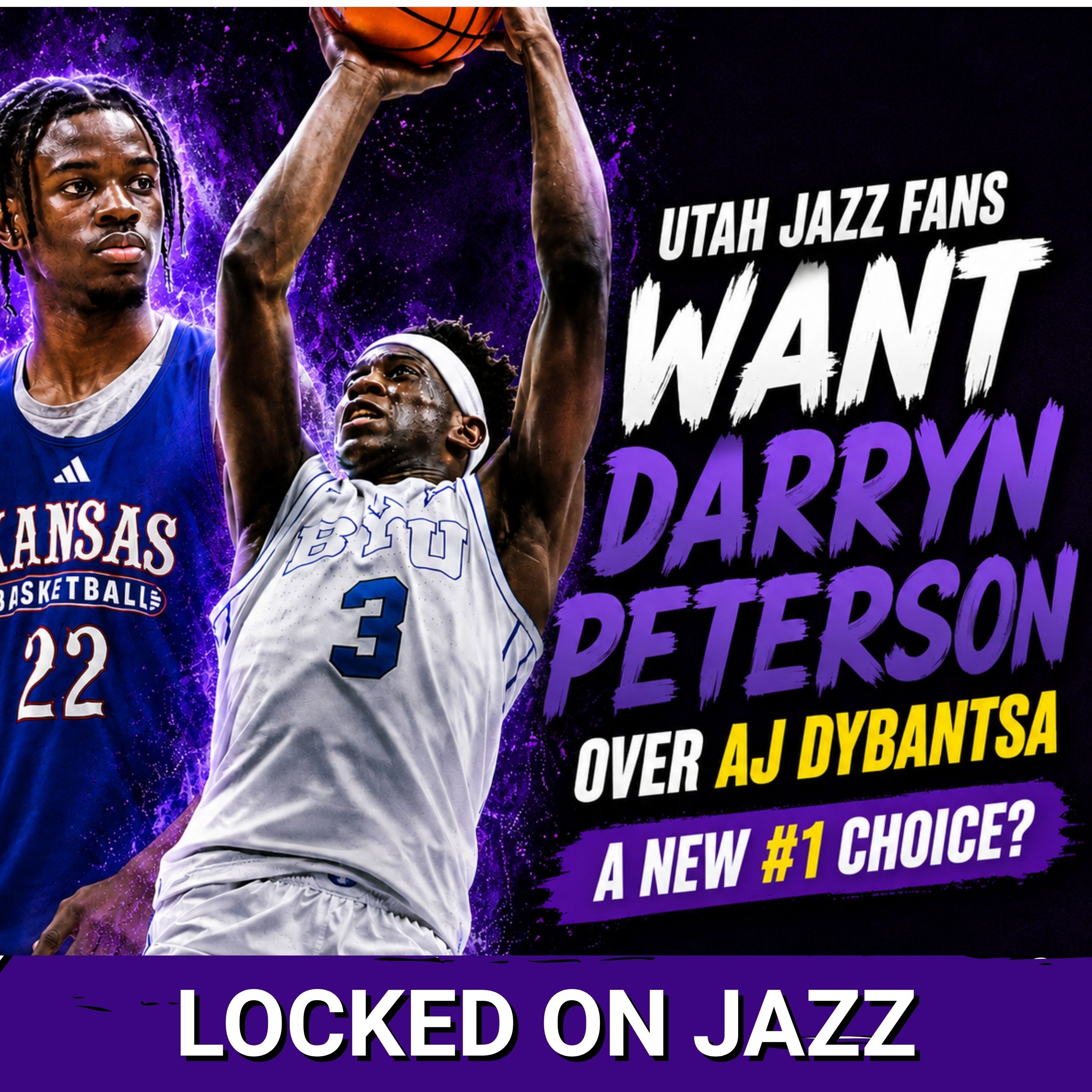 JAZZ FANS FLIP - Darryn Peterson now first choice of Utah Jazz fans over AJ Dybantsa and Cameron Boozer