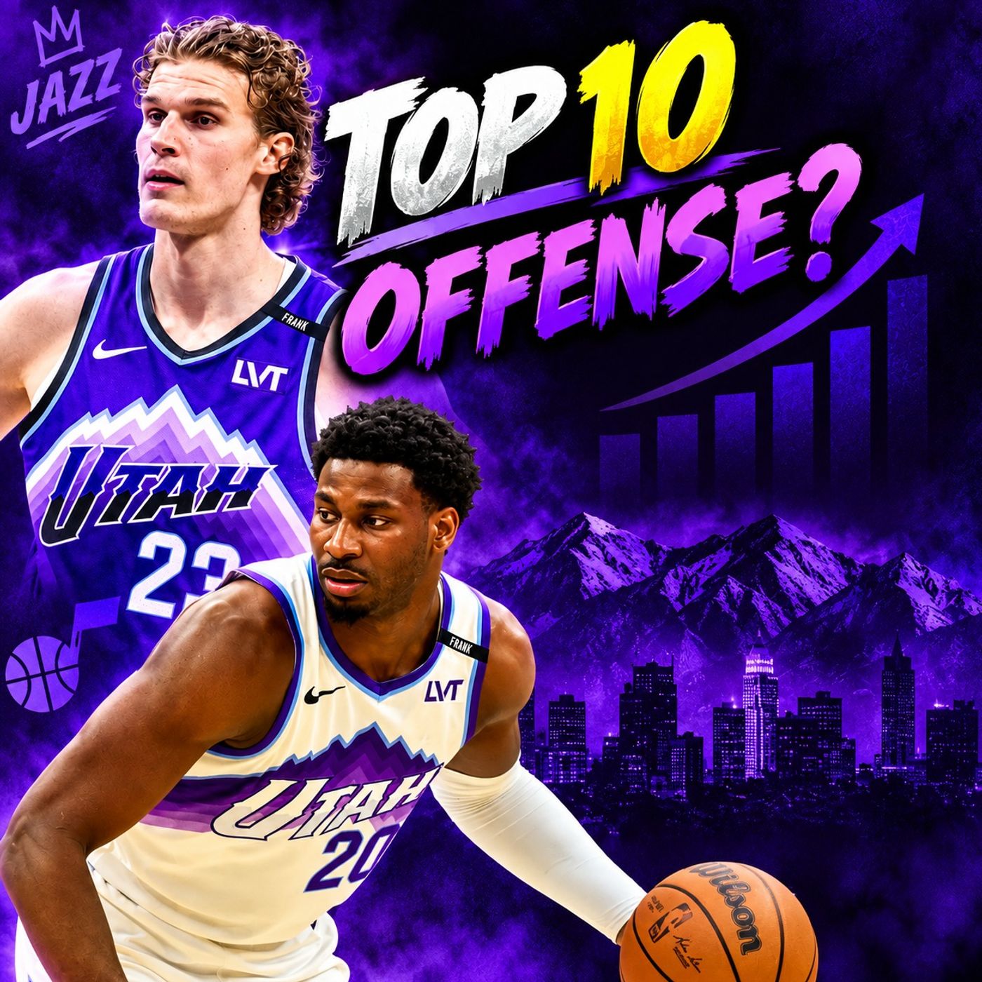 HESITATION: Utah Jazz Top 7 Offense HYPE With Lauri Markkanen and Keyonte George Gets QUESTIONED episode artwork