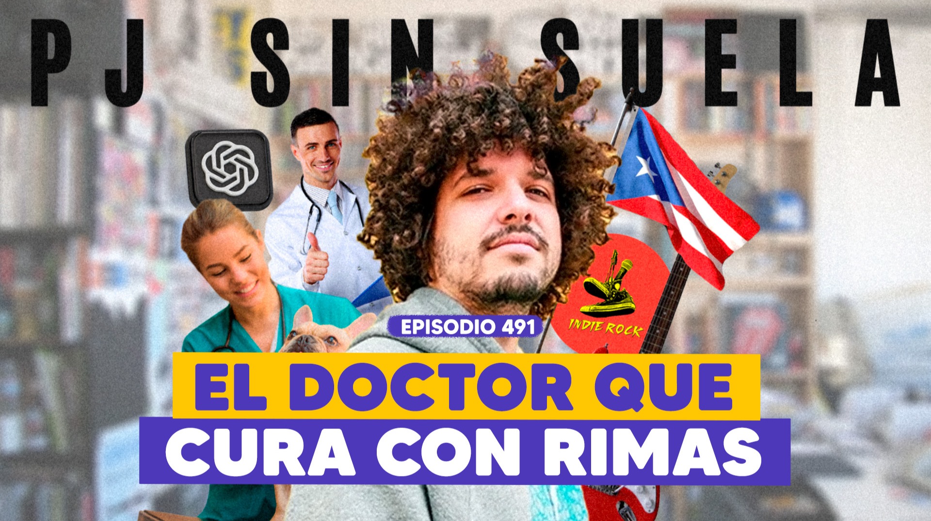 Ep. 491 - PJ Sin Suela: Entre medicina, Rap y calle Caribeña
