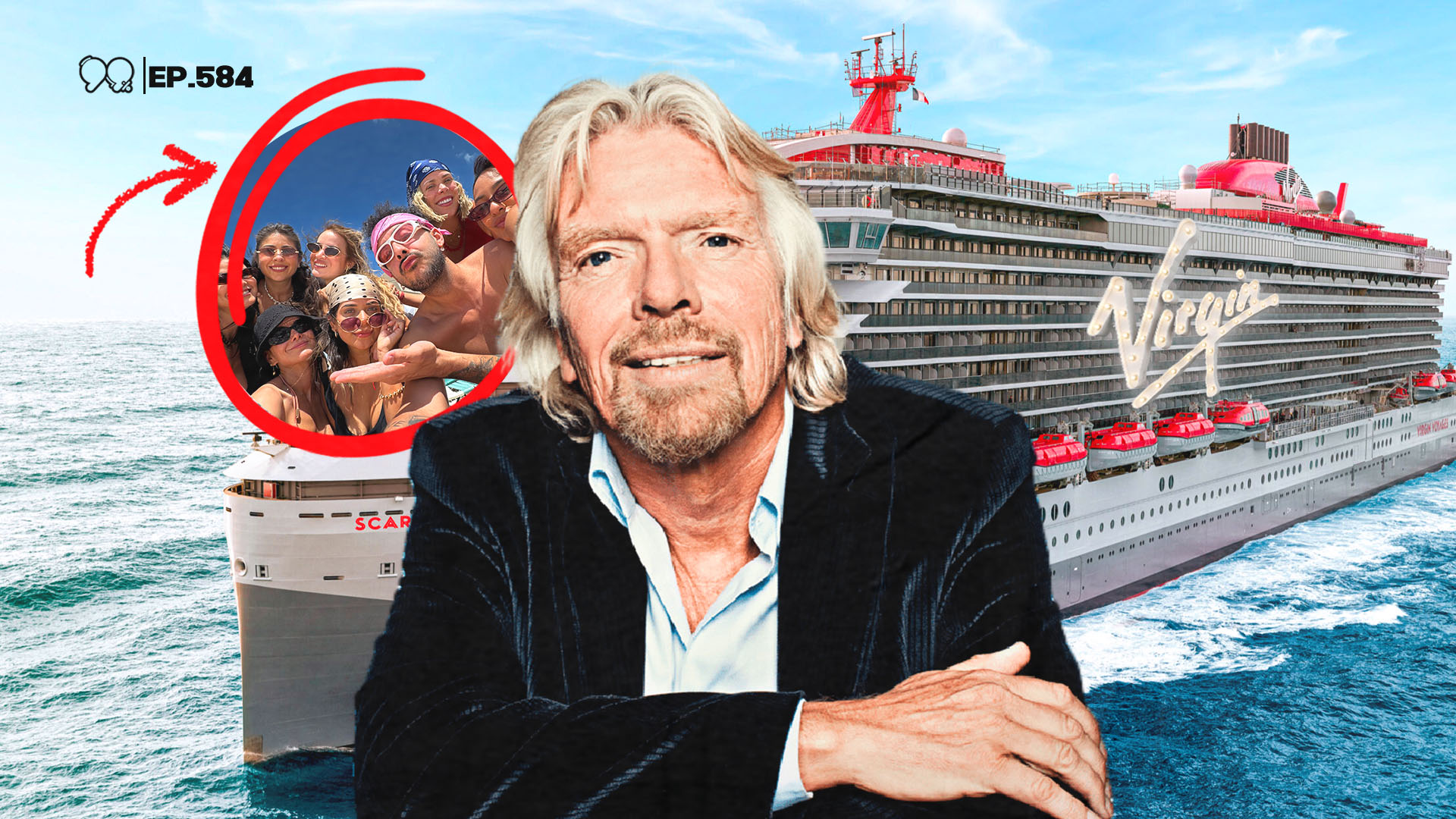 RICHARD BRANSON nos invitó al crucero MÁS increíble del año - Ep. 584