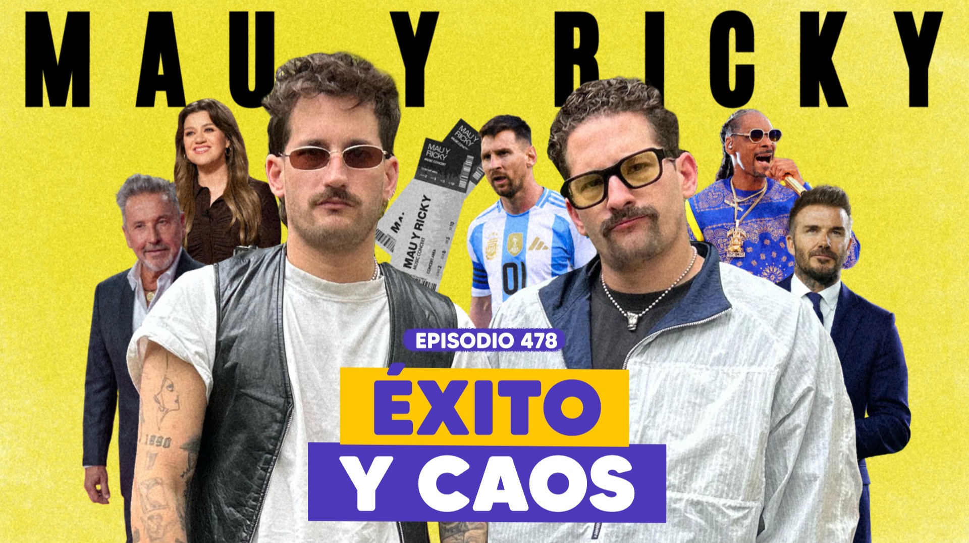 Ep. 478 - El lado crudo de la industria musical (feat. Mau y Ricky)