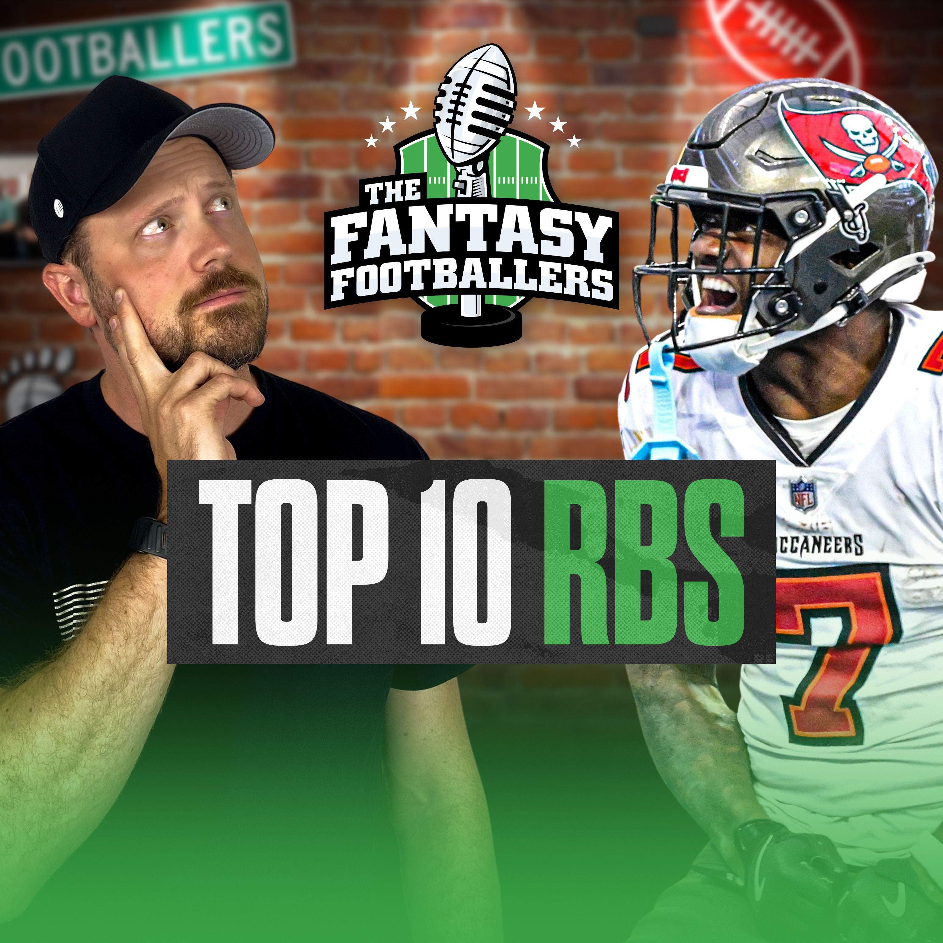 Top 10 RB Rankings + Undrafted Gems - Fantasy Football Podcast for 8/12