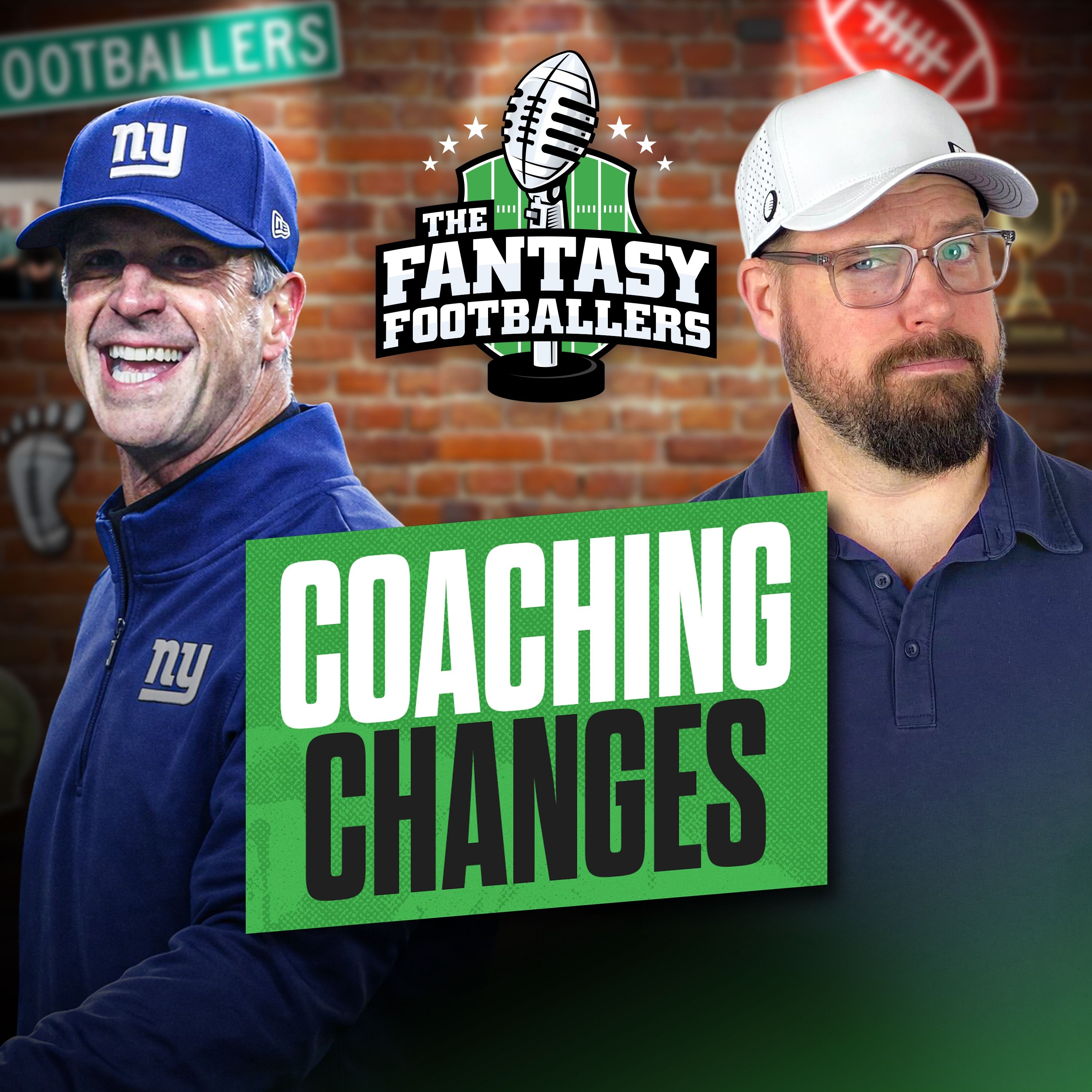 Coaching Changes & Fantasy Impact, Bald Squad! - Fantasy Football Podcast for 3/17