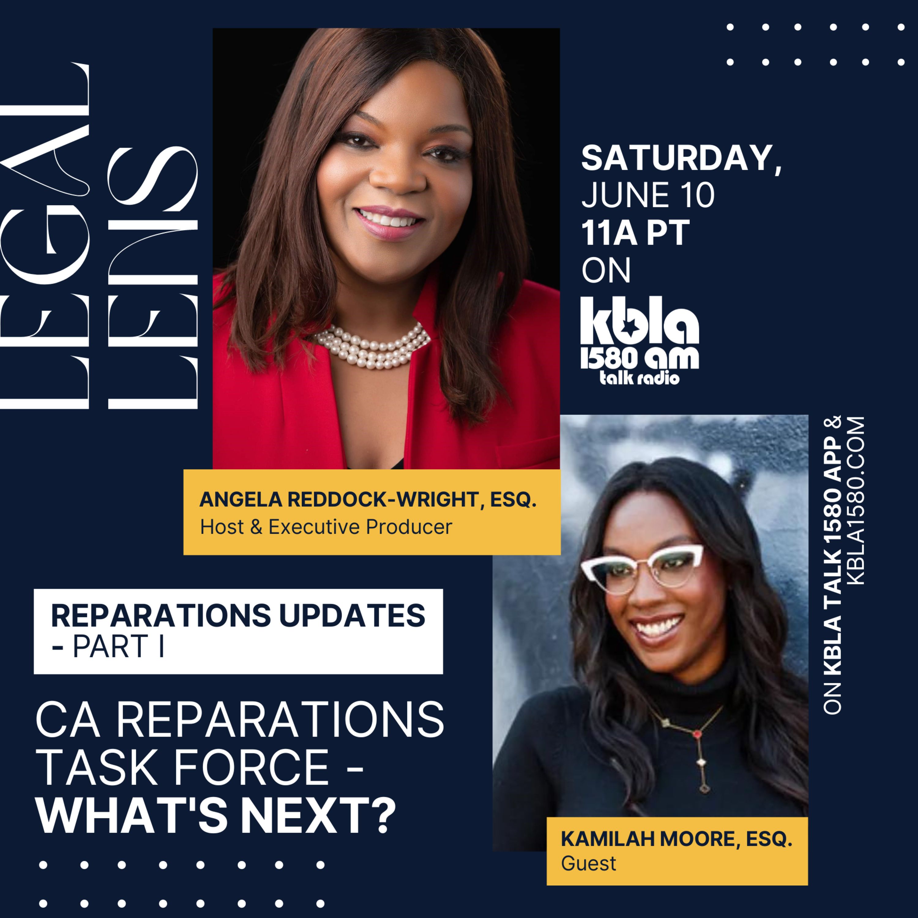 79. Reparations Updates: CA Reparations Task Force - What's Next? w/ Attorney Kamilah Moore episode artwork