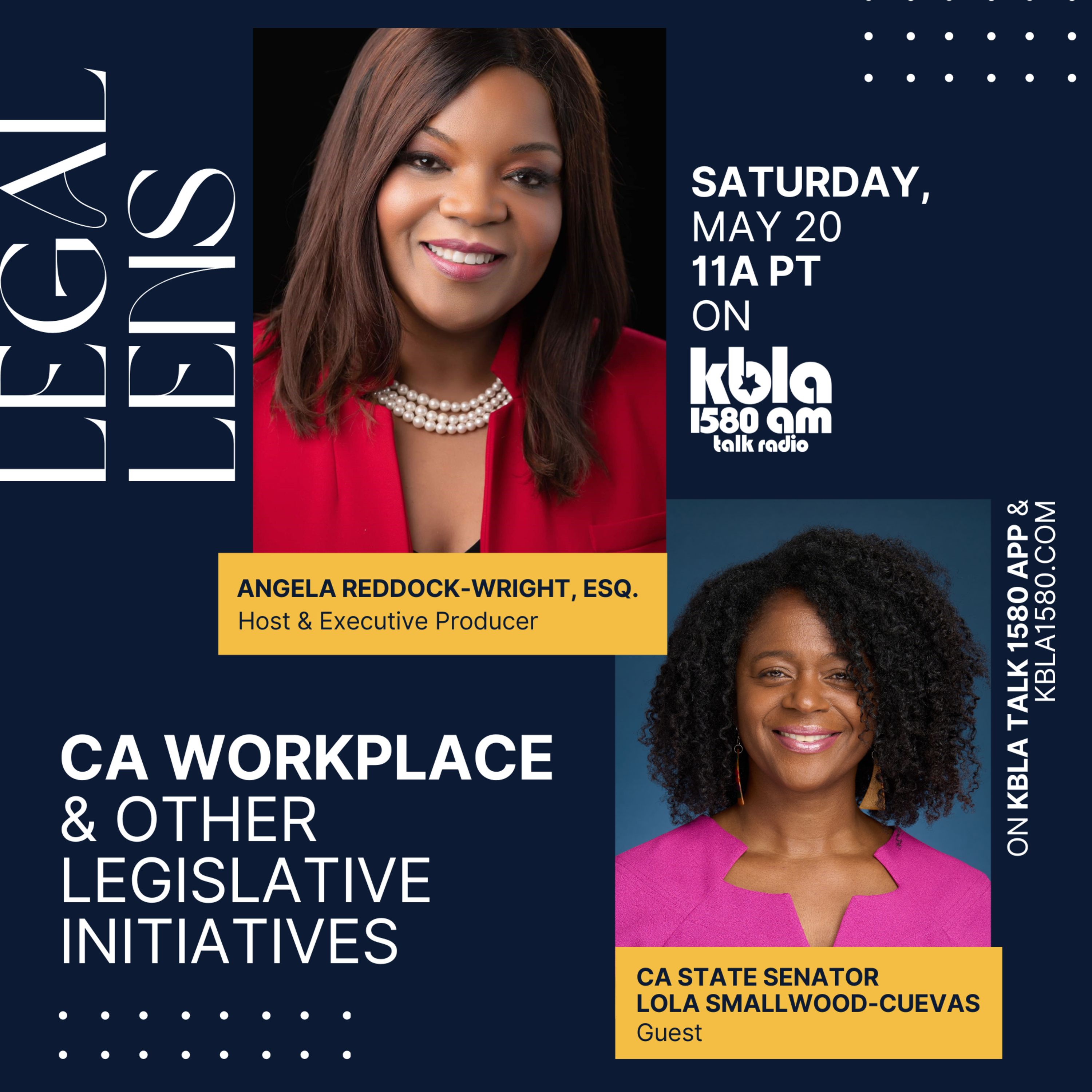 76. CA Workplace & Other Legislative Initiatives w/ CA State Senator Lola Smallwood-Cuevas episode artwork