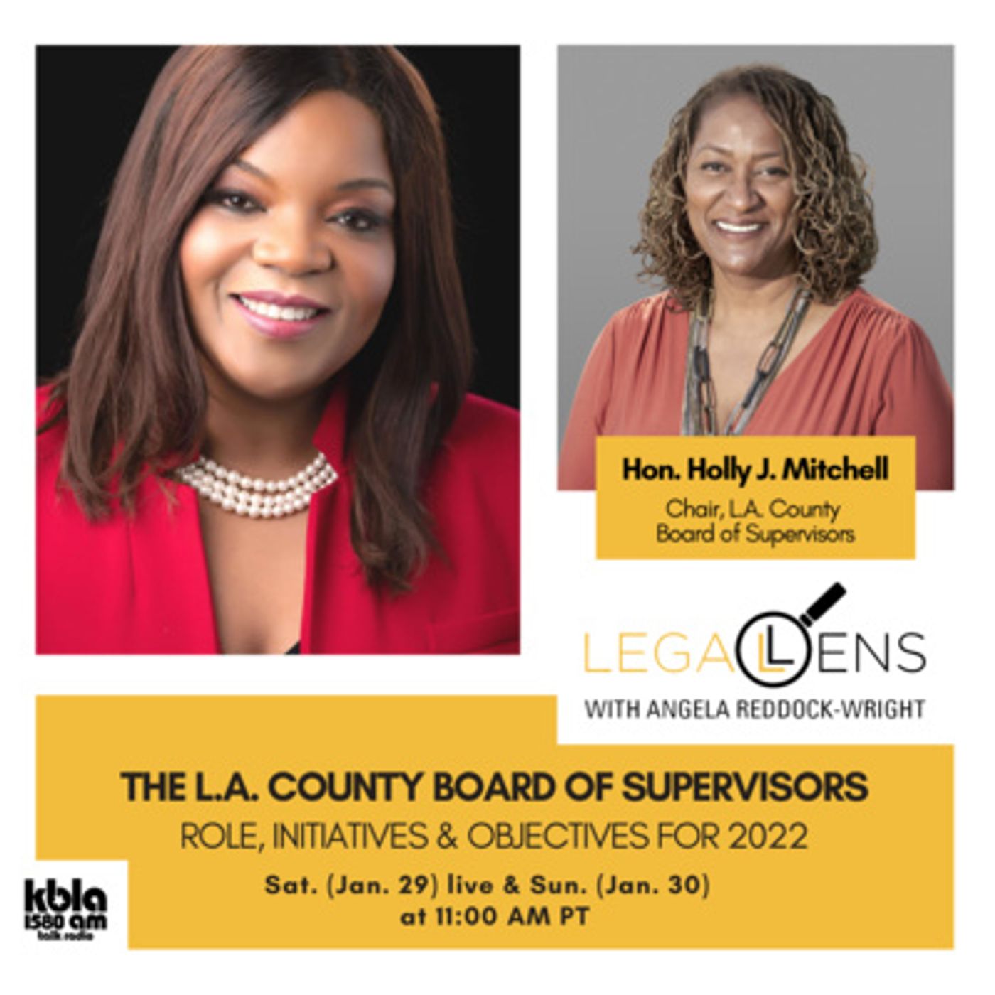 12. The L.A. County Board of Supervisors: Role, Initiatives & Objectives for 2022 w/ Hon. Holly J. Mitchell episode artwork