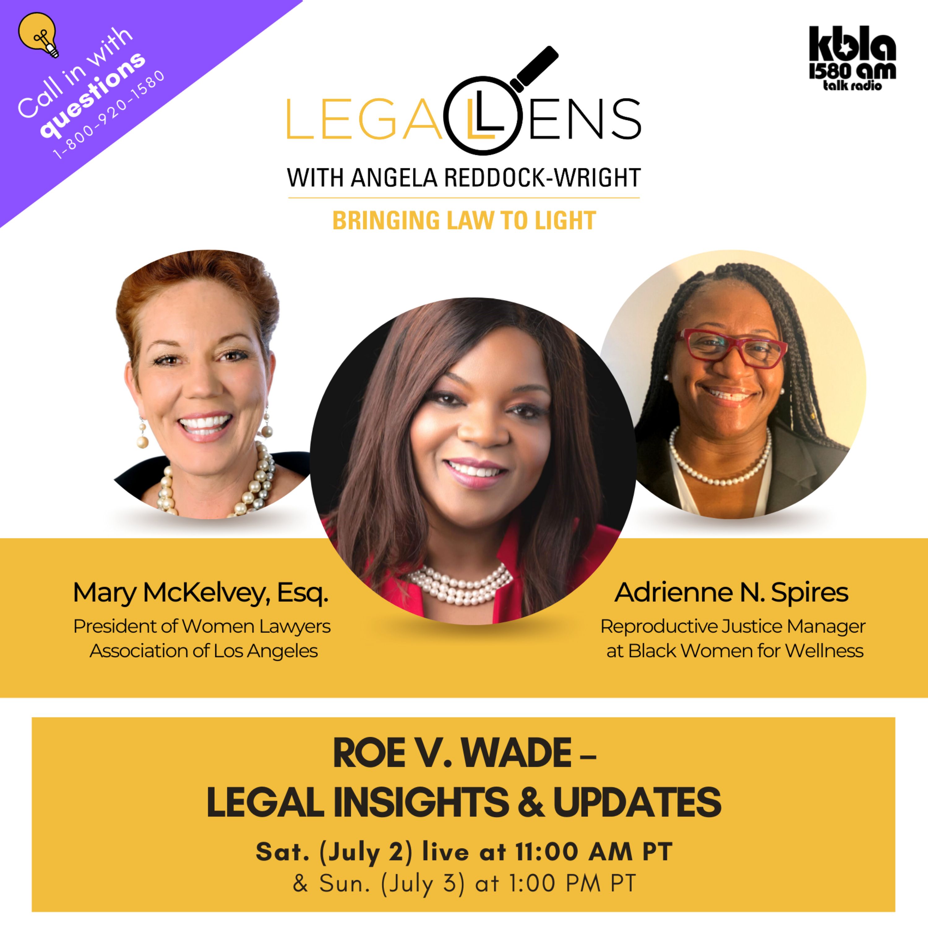 33. Roe v. Wade - Legal Insights & Updates w/ Mary McKelvey, Esq. & Adrienne Spires episode artwork