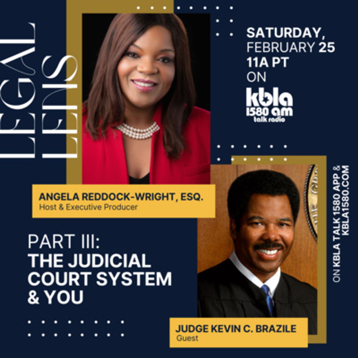 64. The Judicial Court System & You (Part III) w/ Judge Kevin C. Brazile episode artwork
