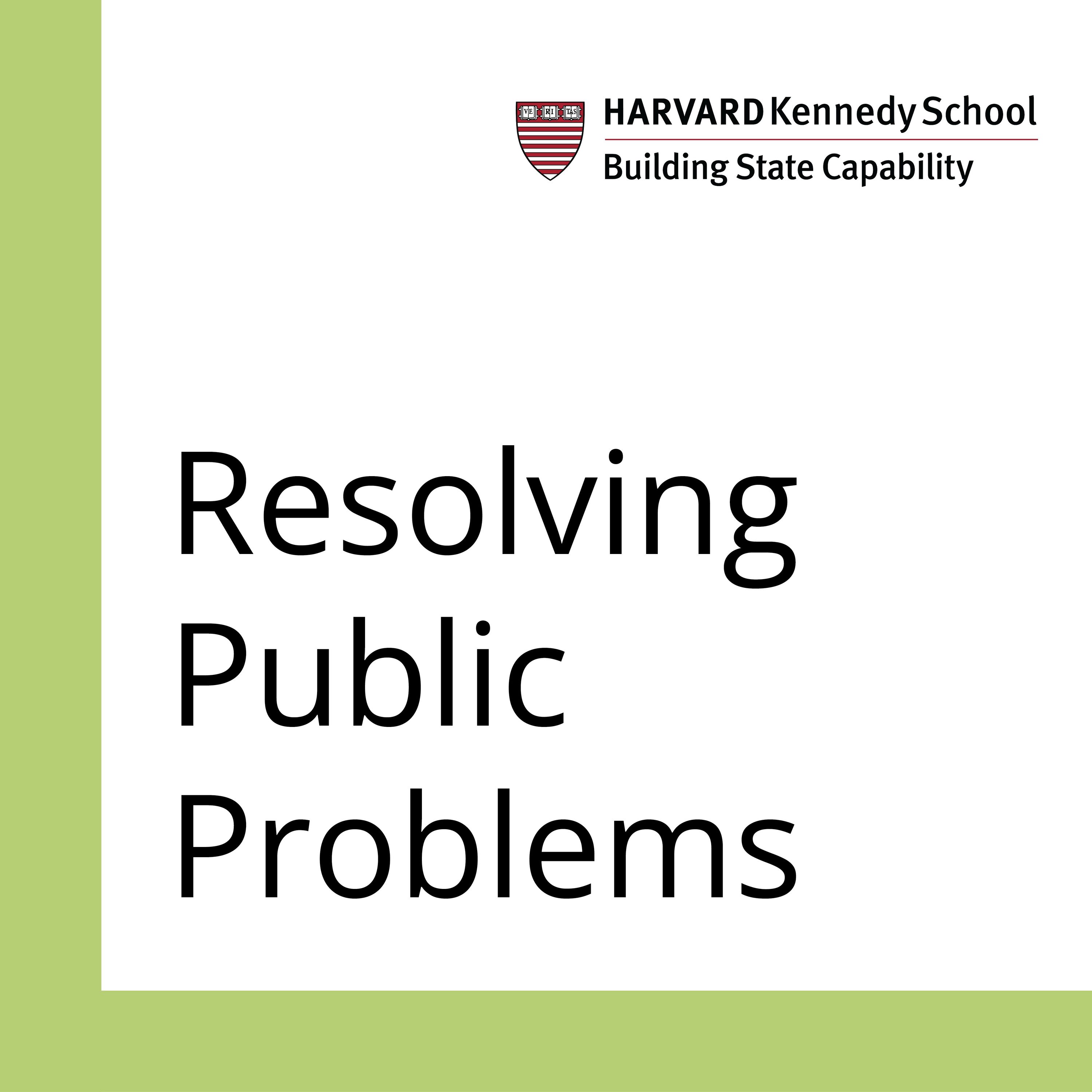 The Practice of Resolving Public Problems - Etambuyu Gundersen