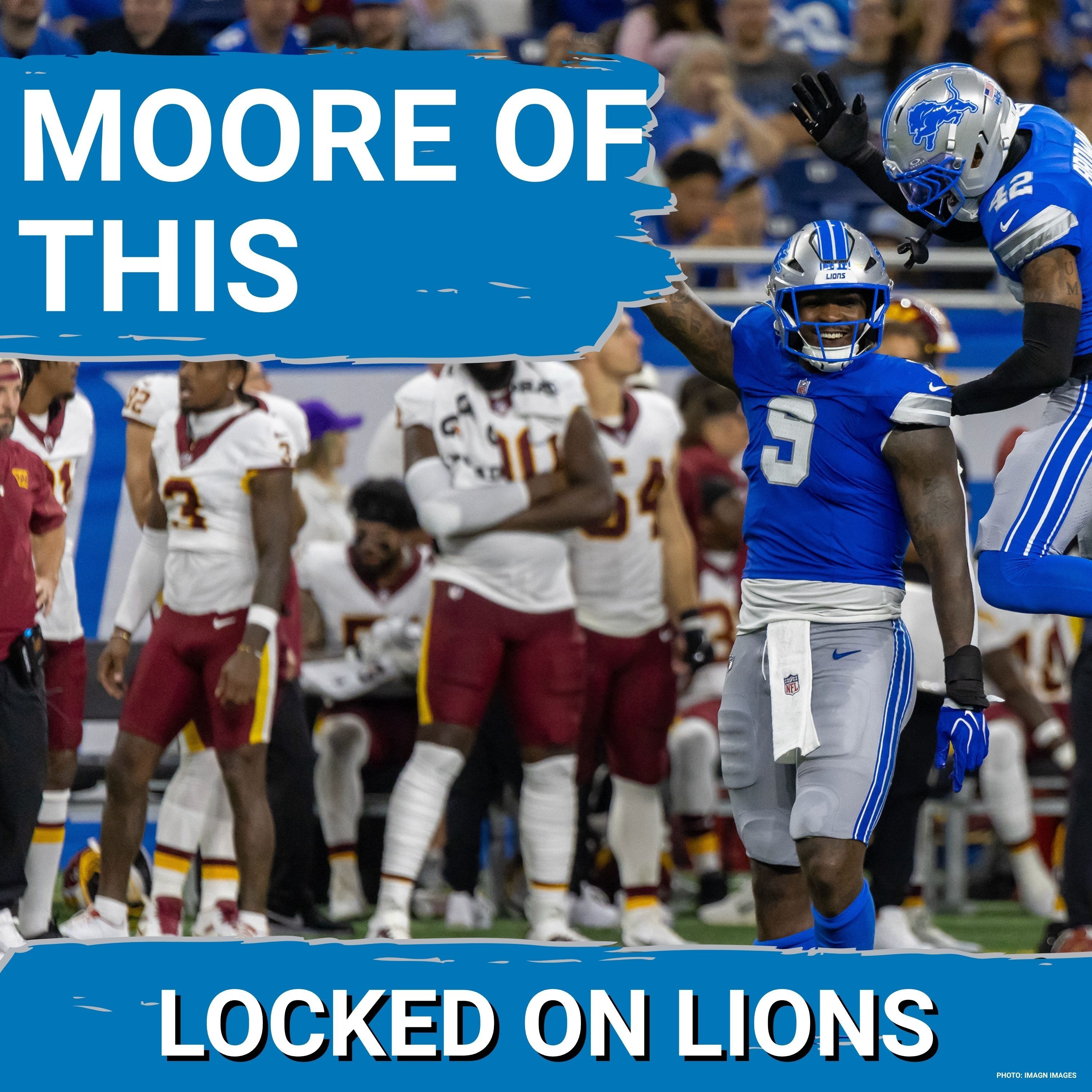 PASS RUSH POWER: Detroit Lions DEFENSE Stuns Commanders, Derrick Moore and Rookies Featured